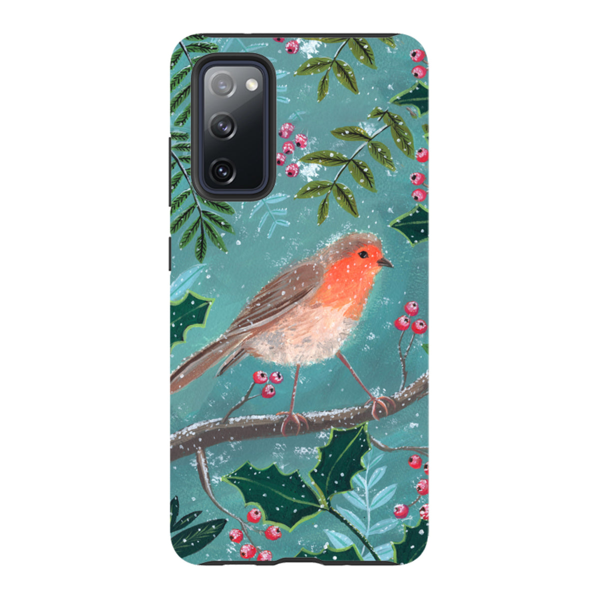 Samsung Tough Case - Christmas Robin By Mary Stubberfield