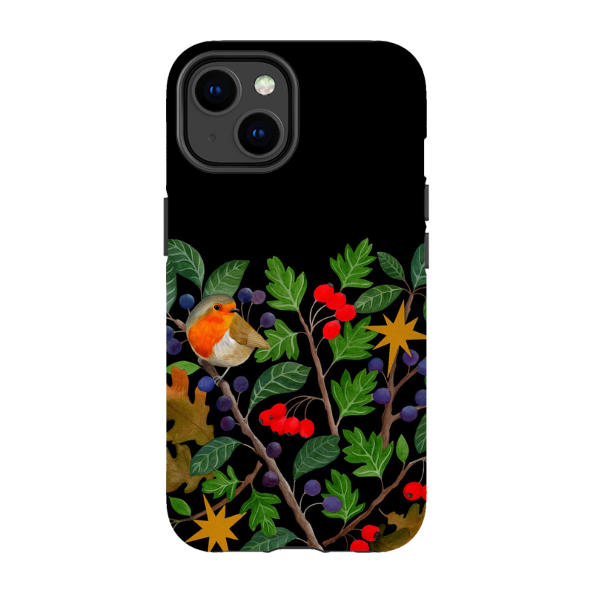 iPhone Tough Case - Sloe Robin By Bex Parkin