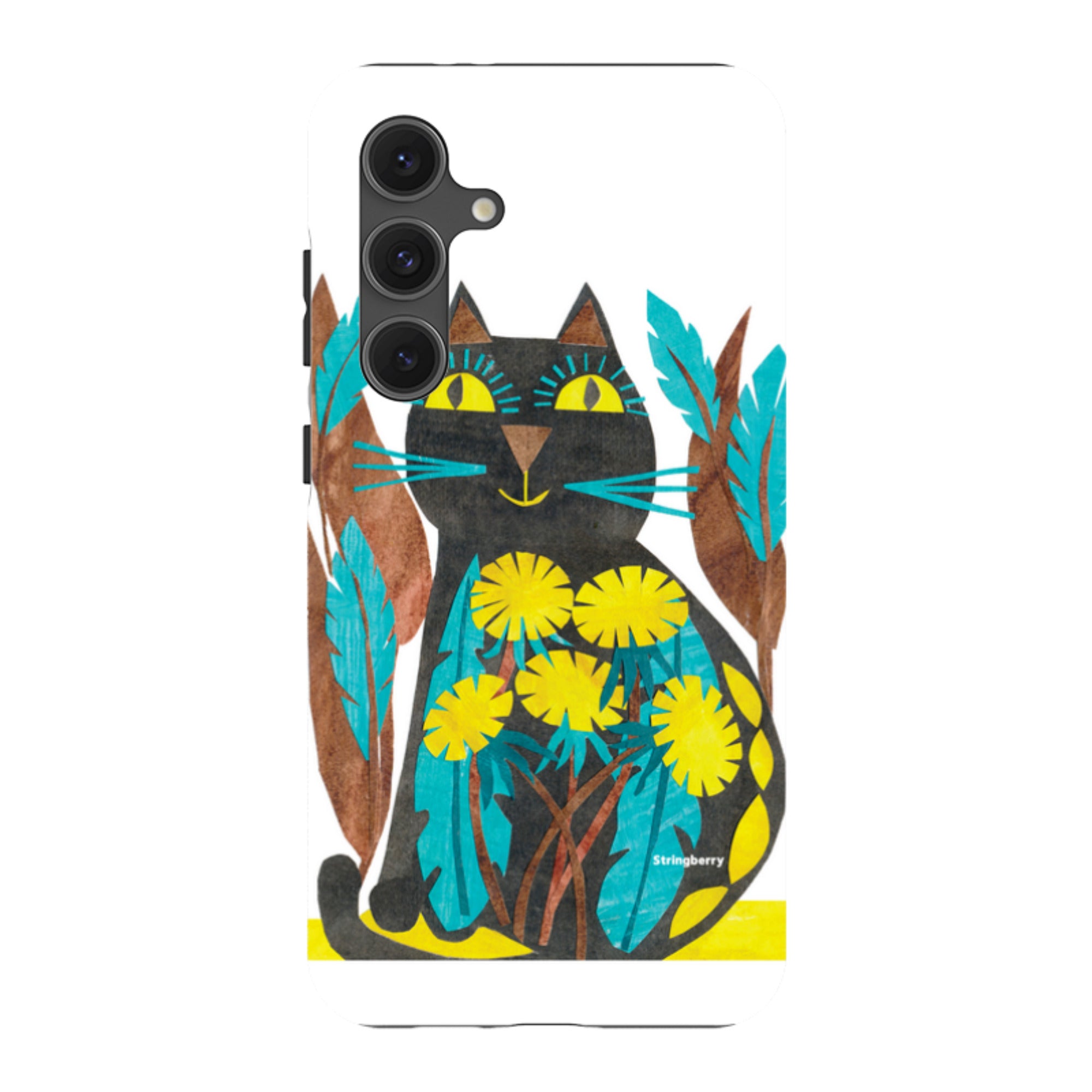 Samsung Tough Case - Folk Cat By Tracey English