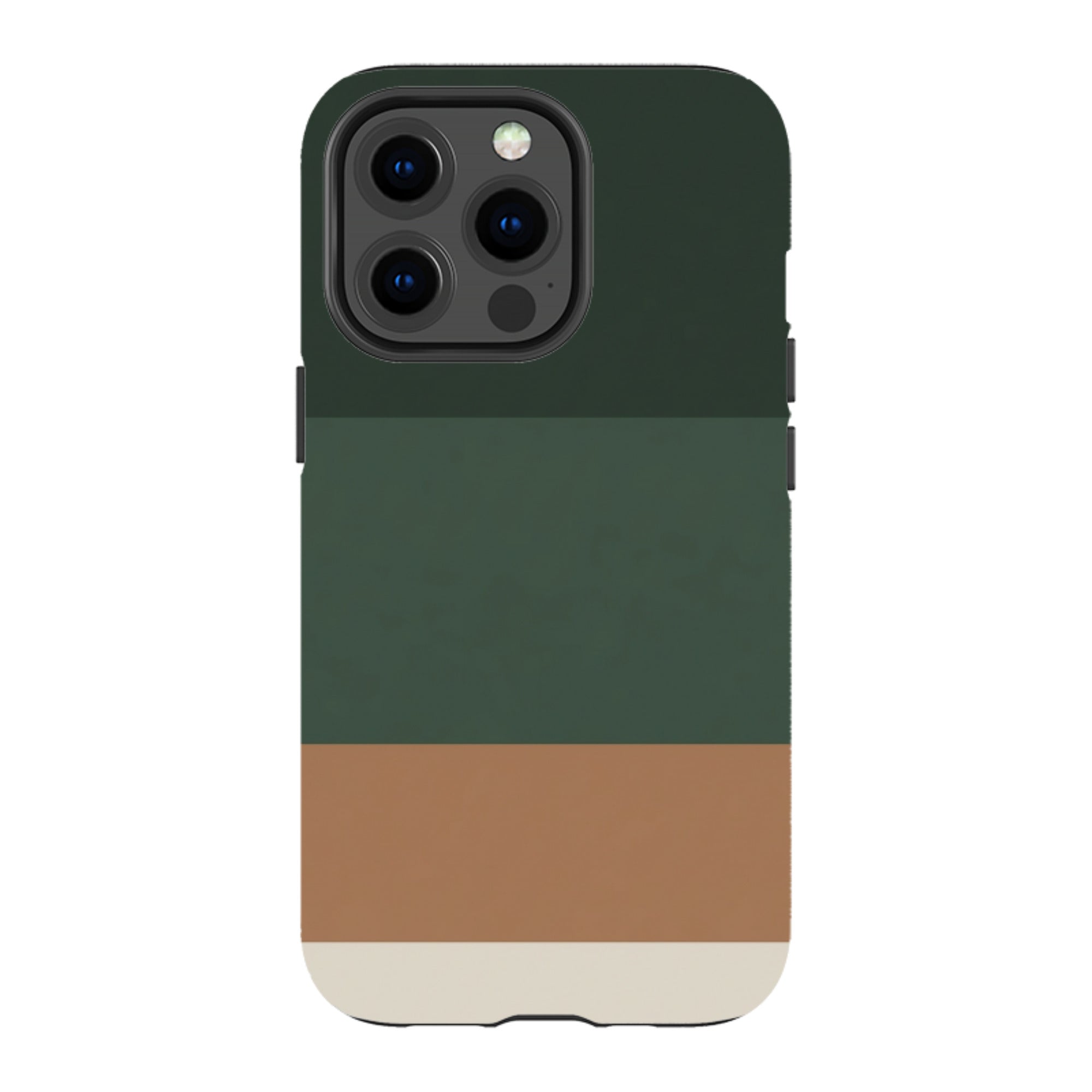 iPhone MagSafe Tough Case - Terracotta and Green Gradient