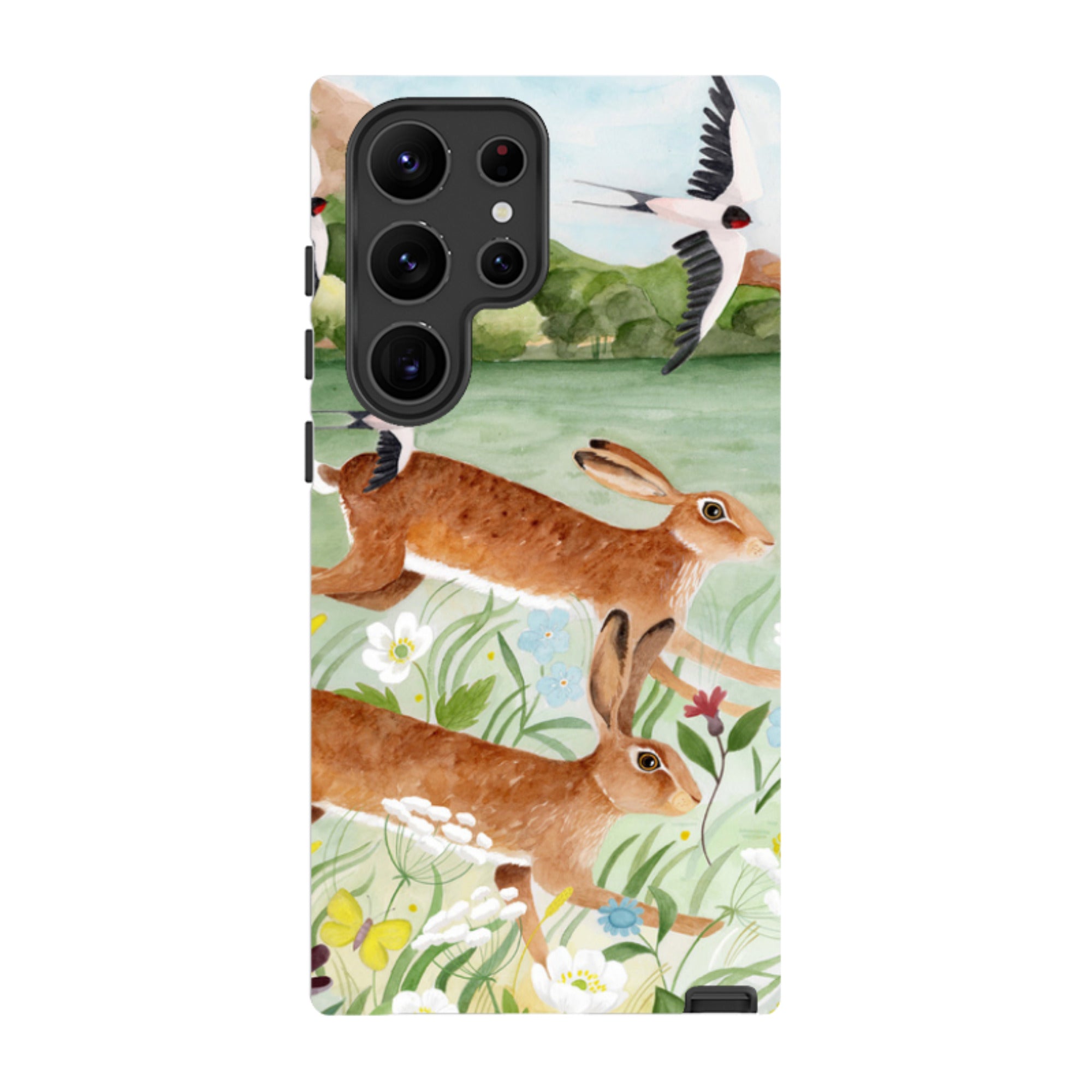 Samsung Tough Case - Hares By Bex Parkin