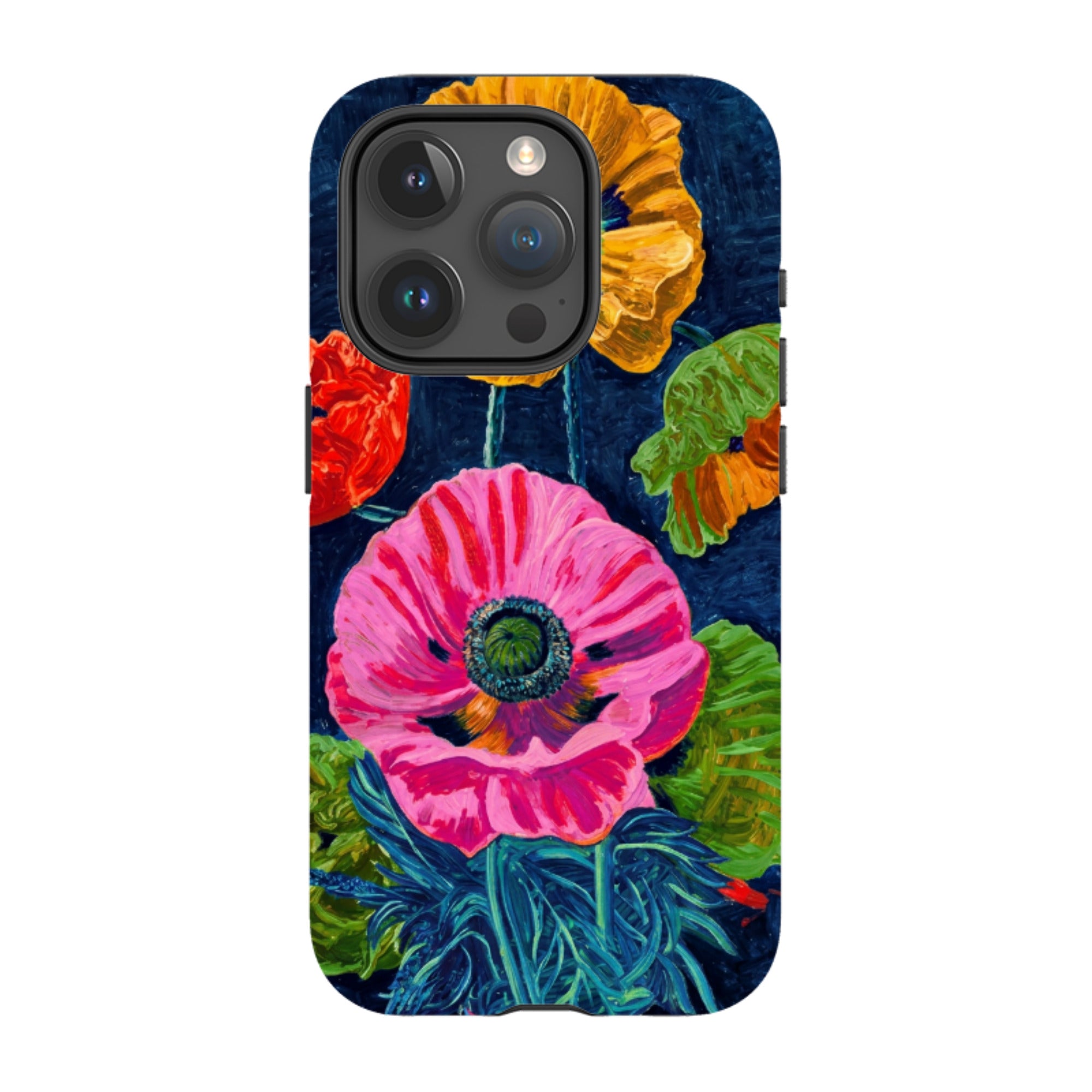 iPhone MagSafe Tough Case - Kisling Poppy Blue