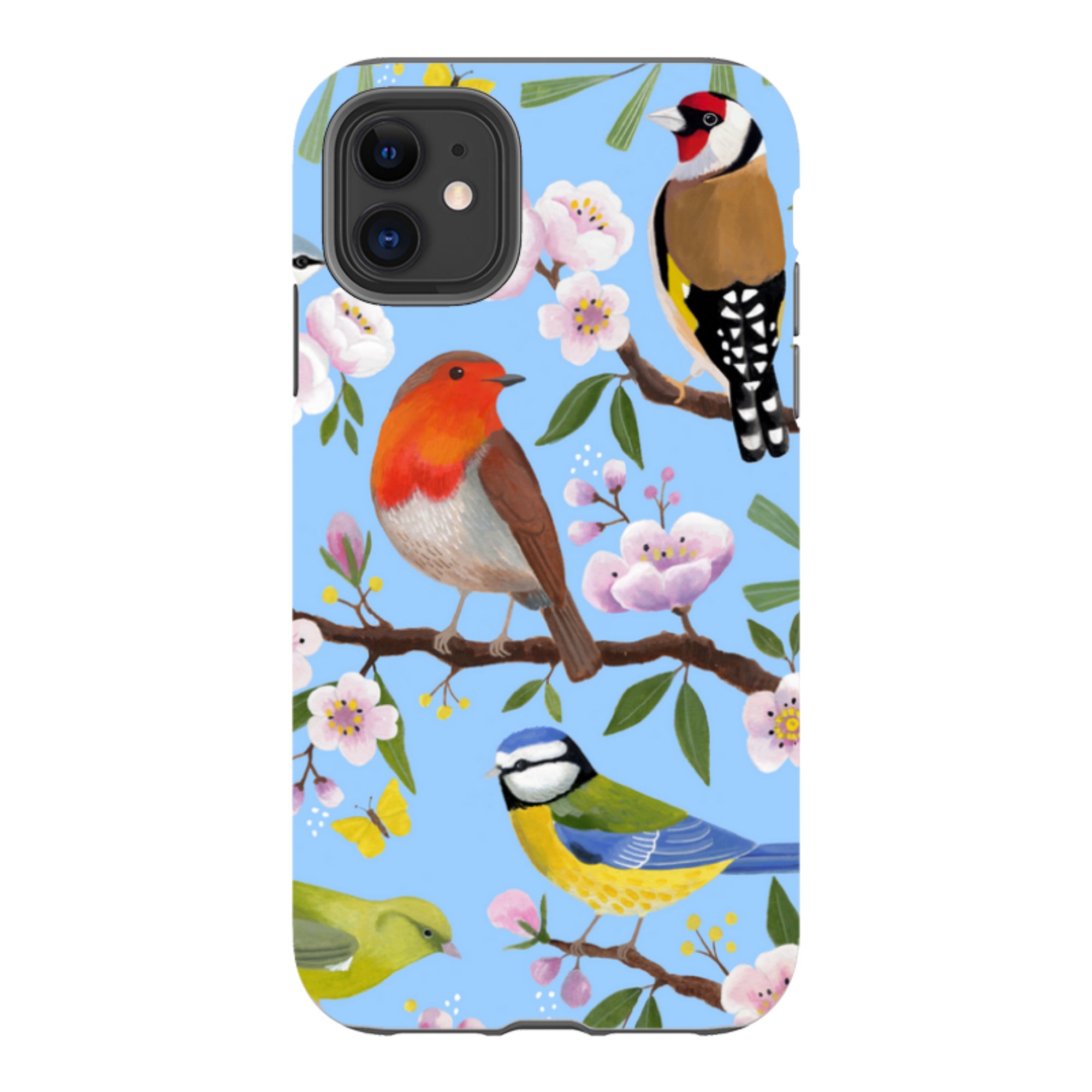 iPhone Tough Case - Garden Birds By Bex Parkin