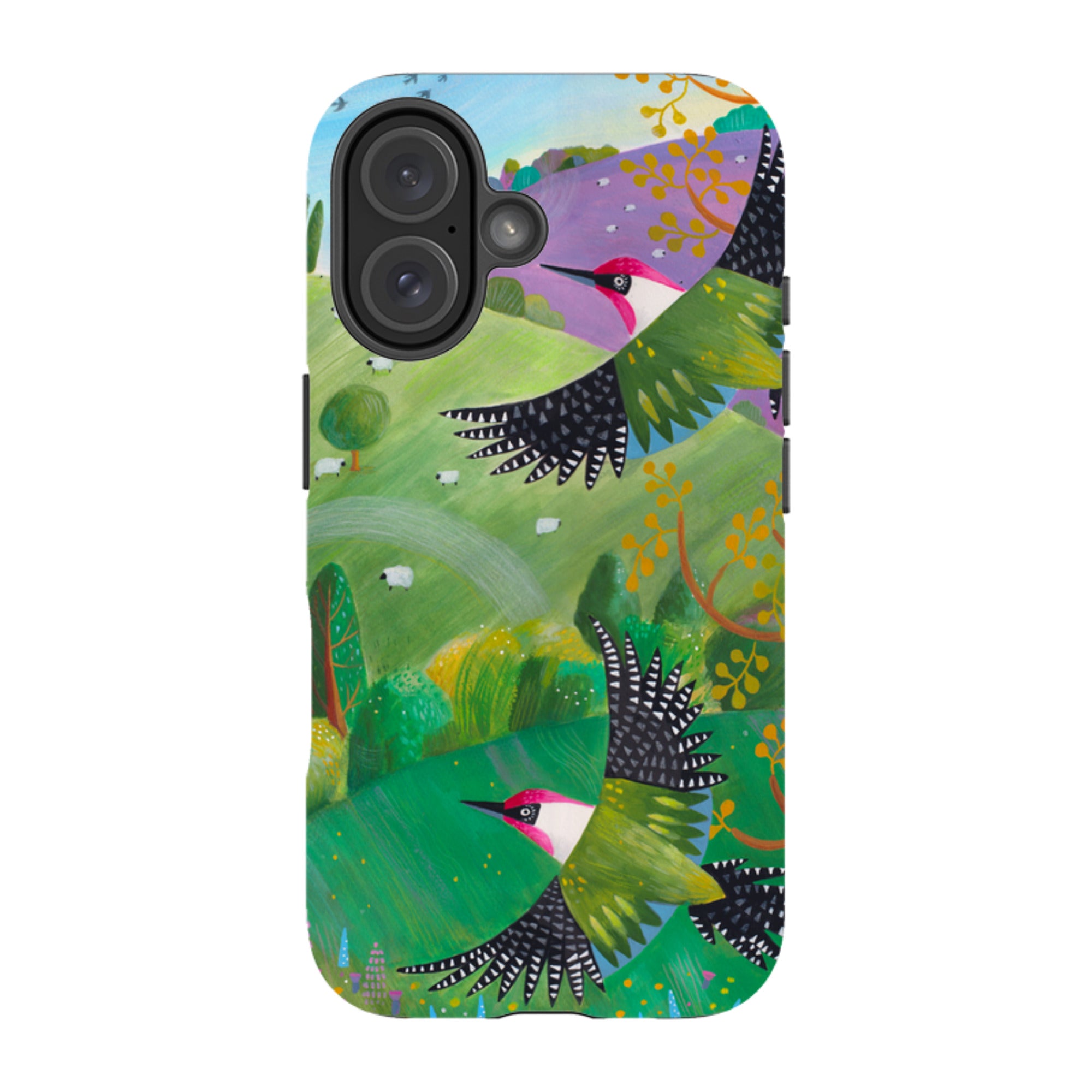 iPhone Tough Case - Woodpeckers By Bex Parkin
