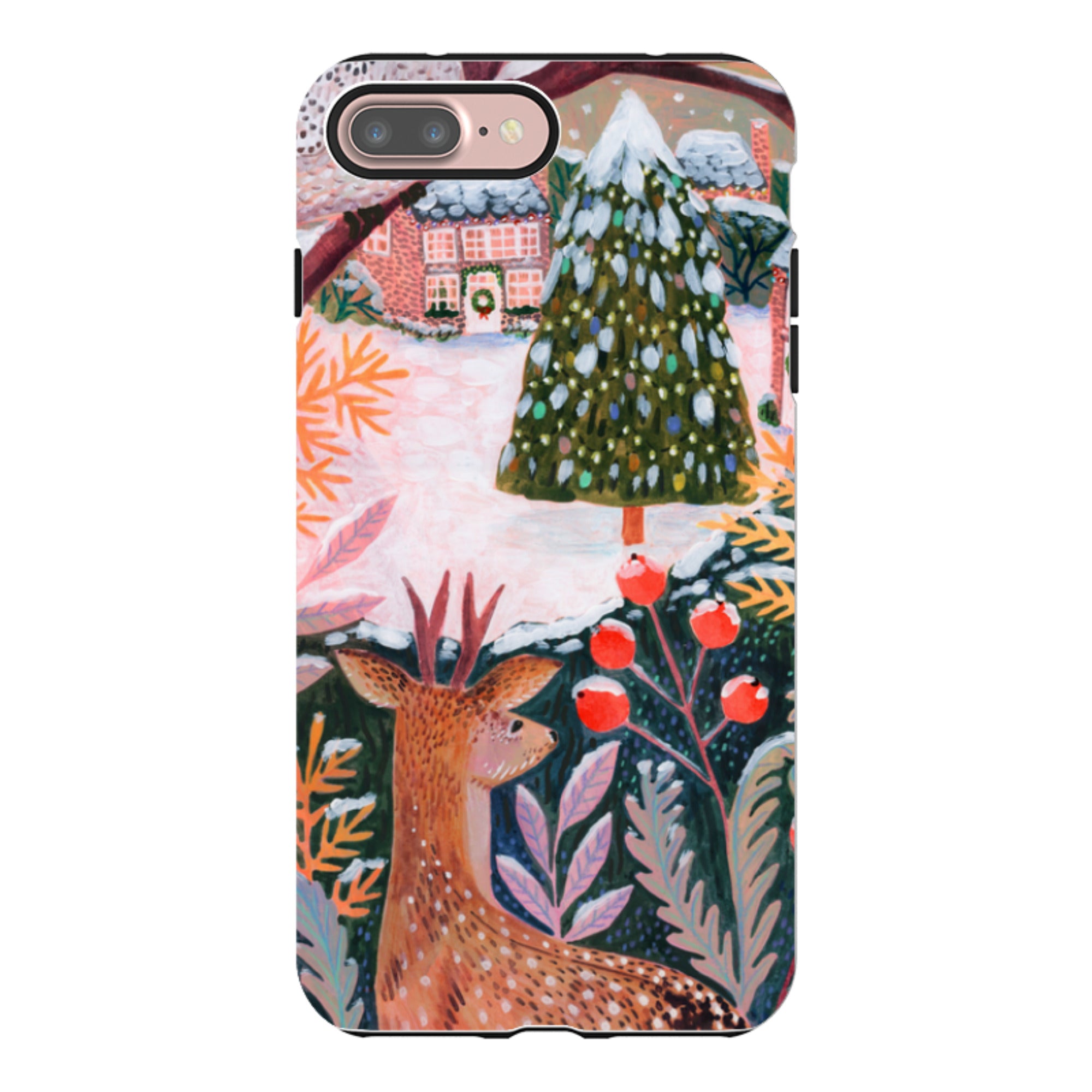iPhone Tough Case - Deer By Lee Foster Wilson