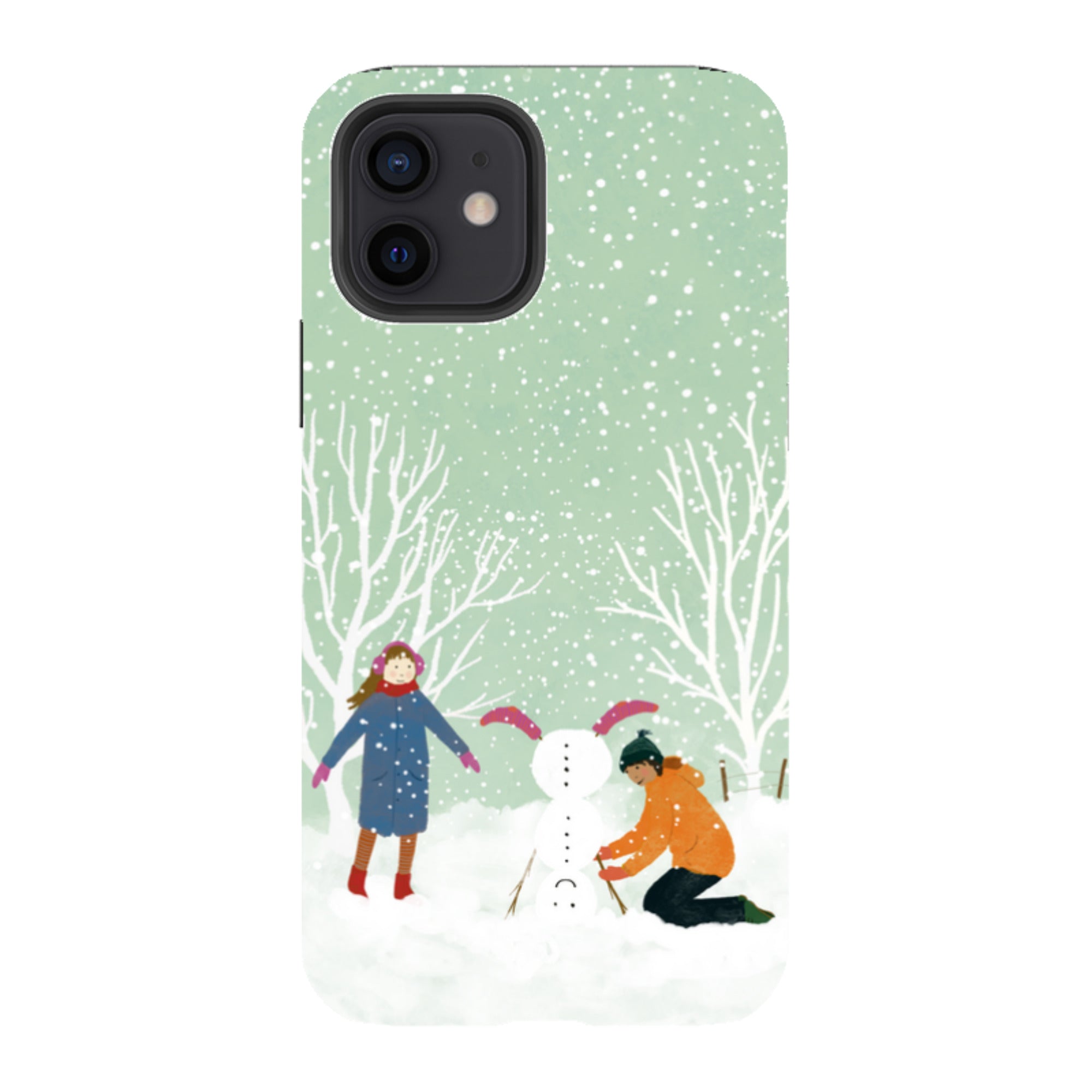 iPhone Tough Case - Snowball Building By Katherine Quinn