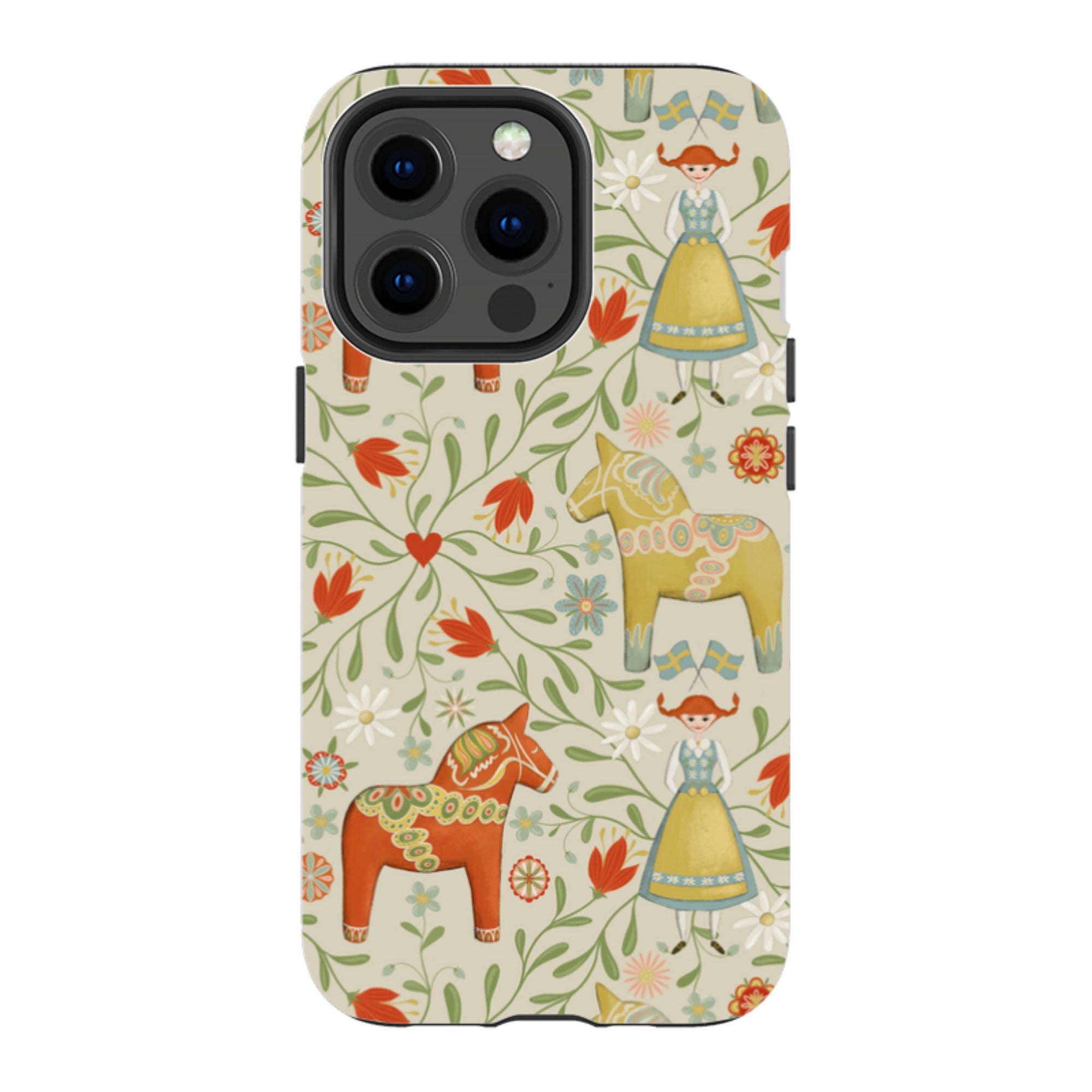 iPhone Case - Dala Horse By Maja Lindberg