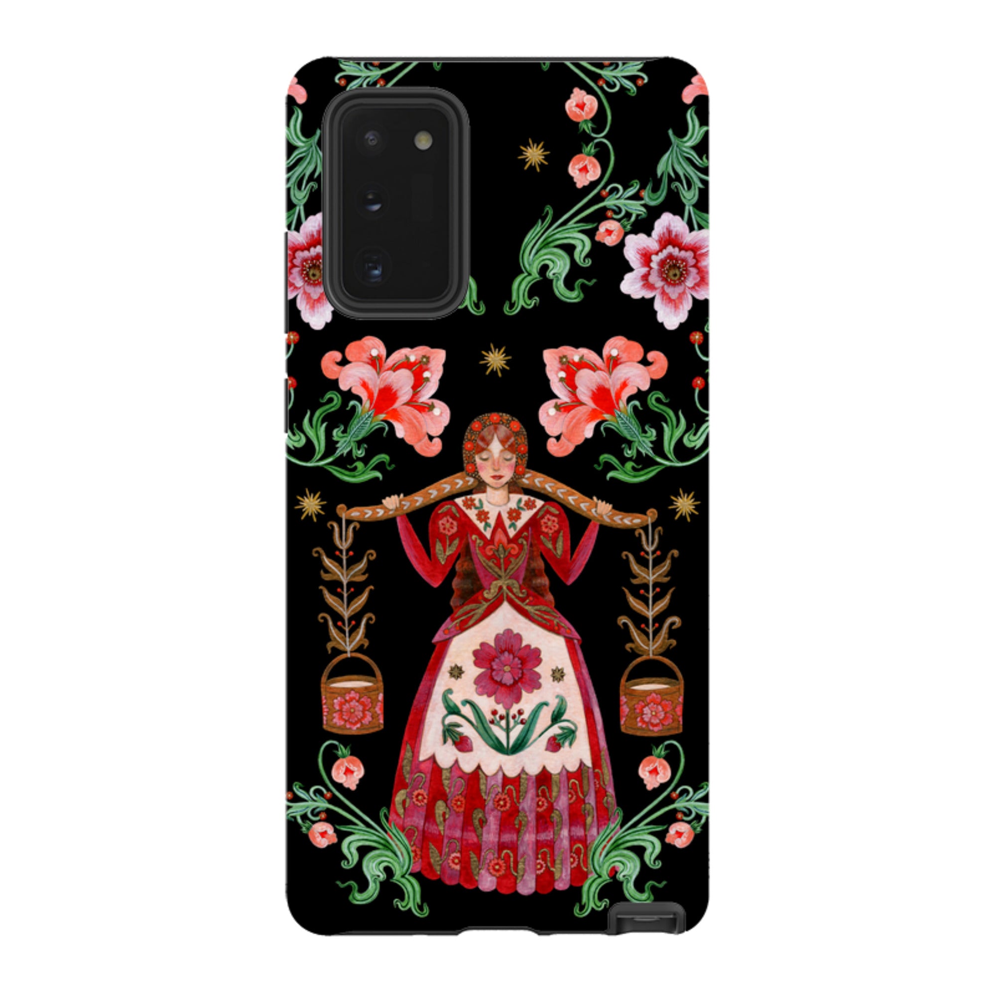 Samsung Tough  Case - Eight Maids A Milking By Maria Matos