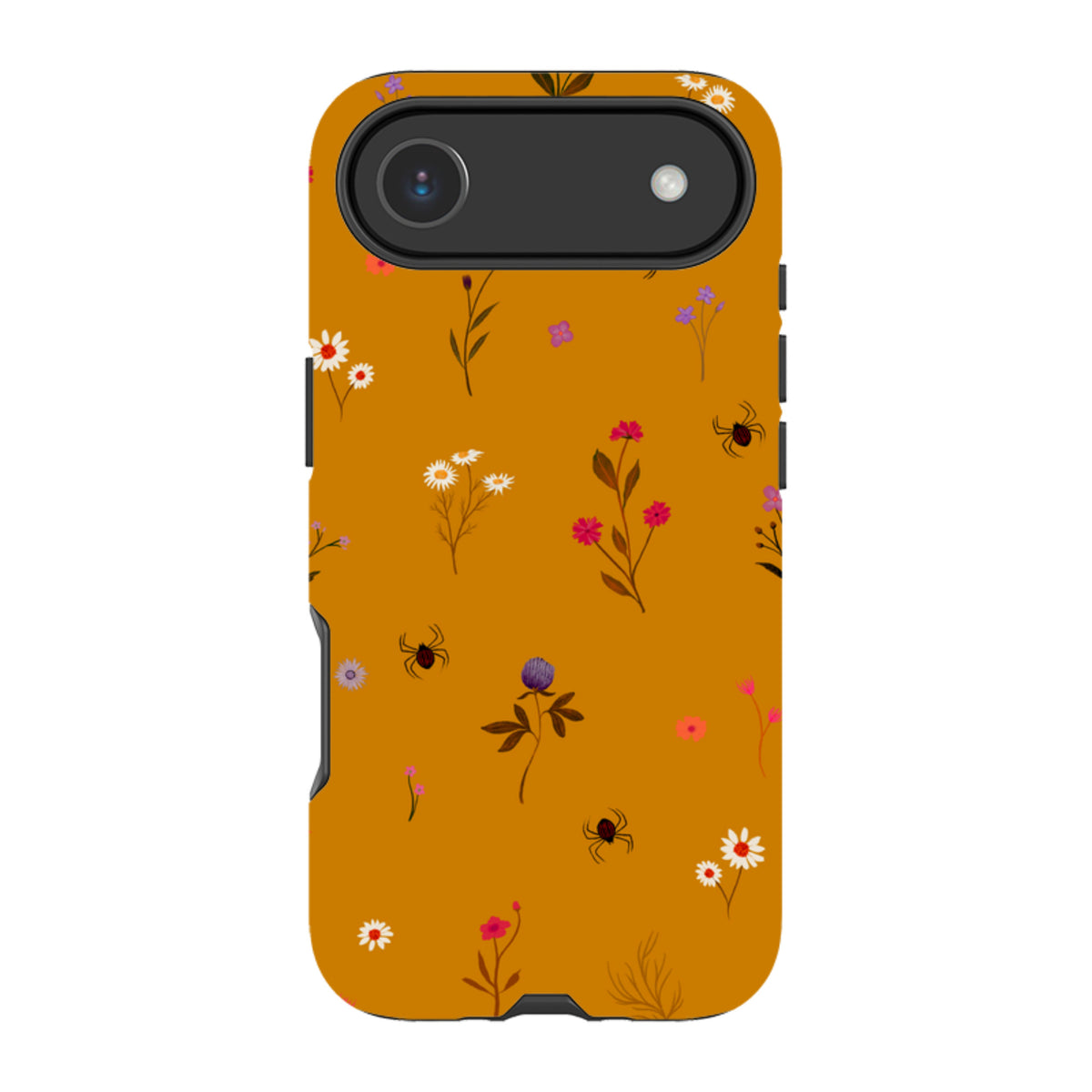 iPhone Tough Case - Florals and Spiders - Spice By Katherine Quinn