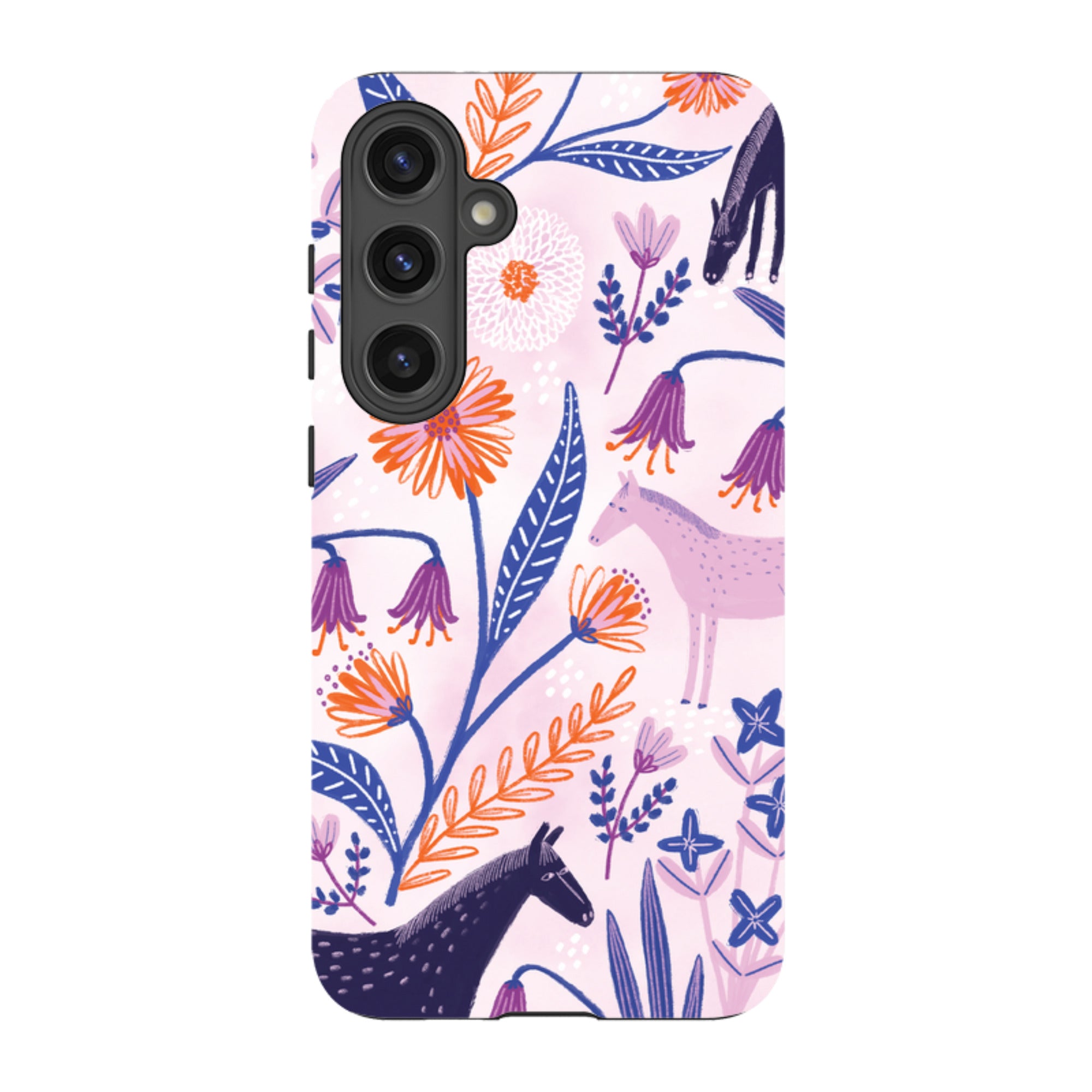 Samsung Tough Case - Wild Ponies Pink By Lee Foster Wilson