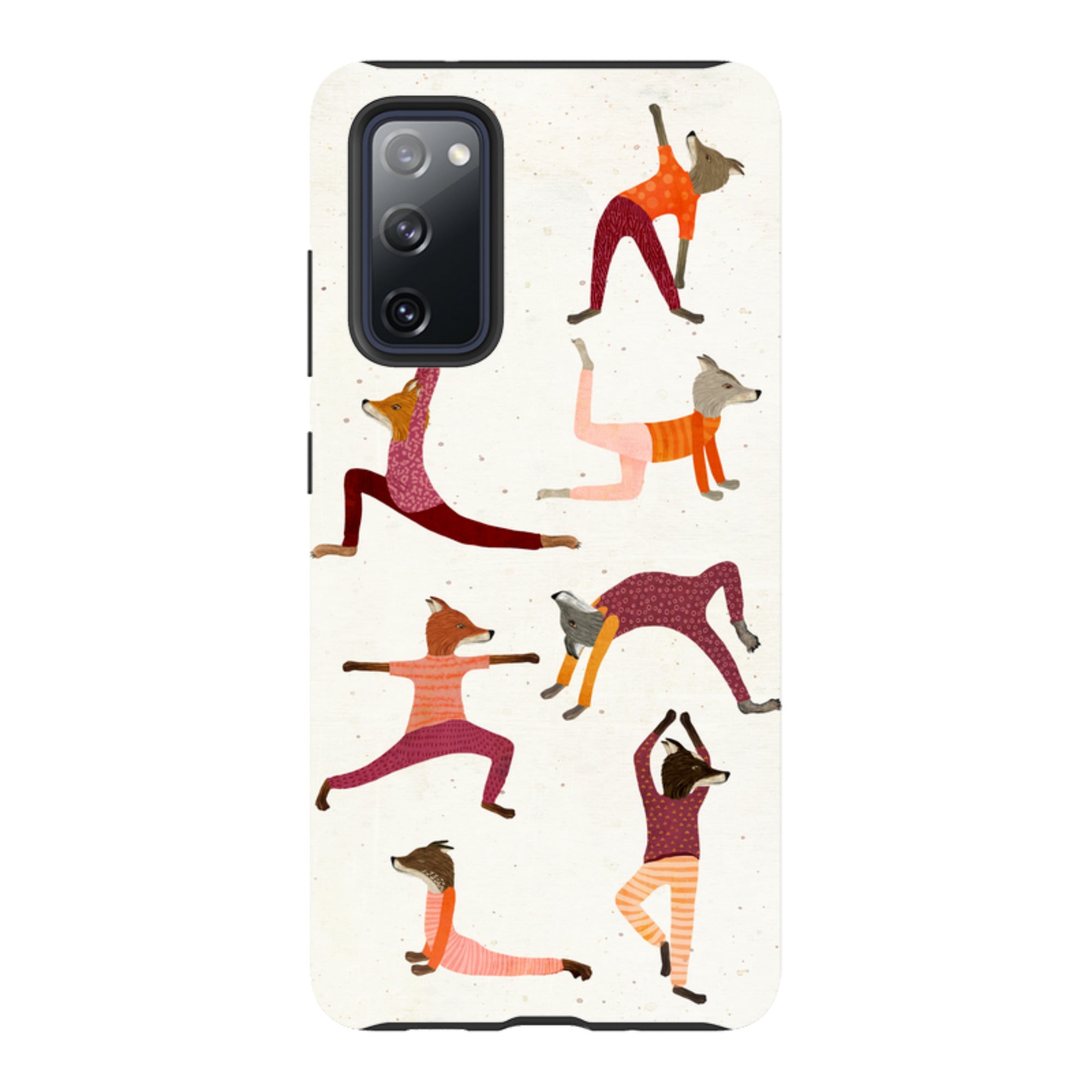 Samsung Tough Case - Fox Yoga By Katherine Quinn