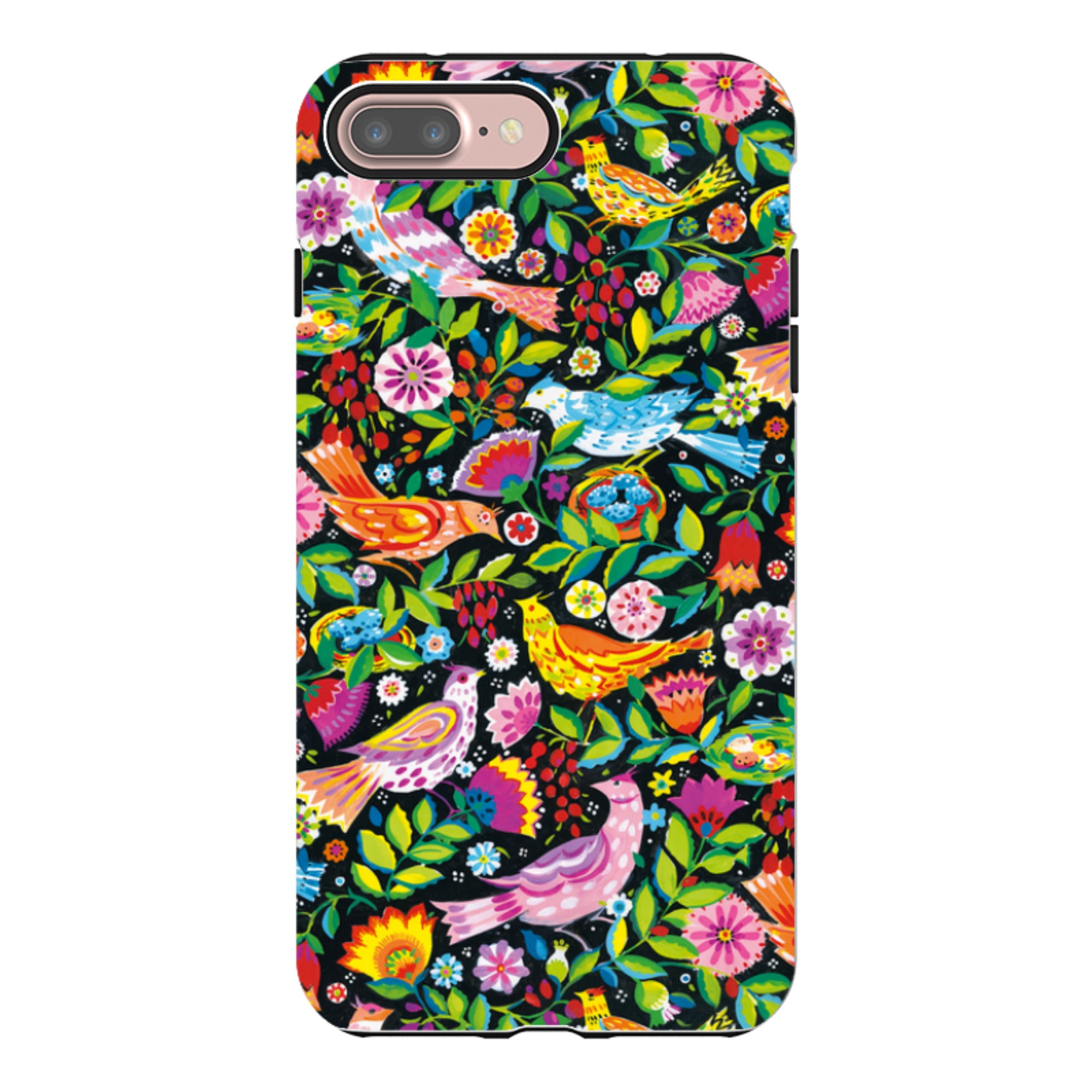 iPhone Tough Case - Folk Birds By Sarah Campbell