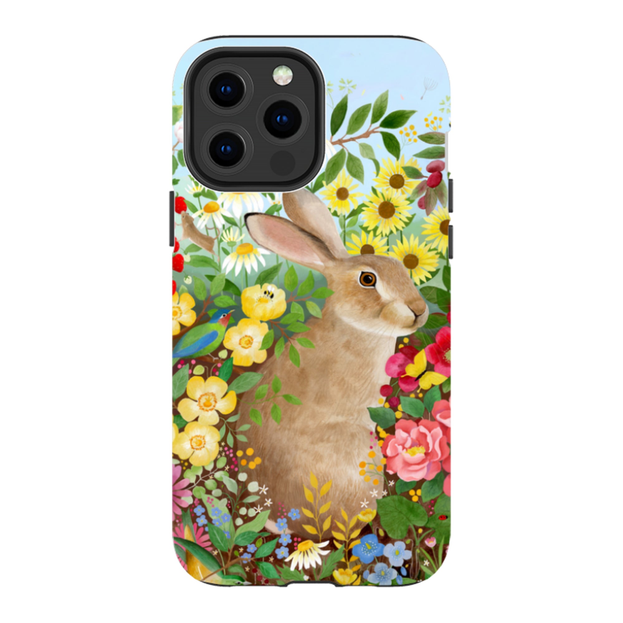 iPhone Tough Case - Rabbit Garden By Bex Parkin