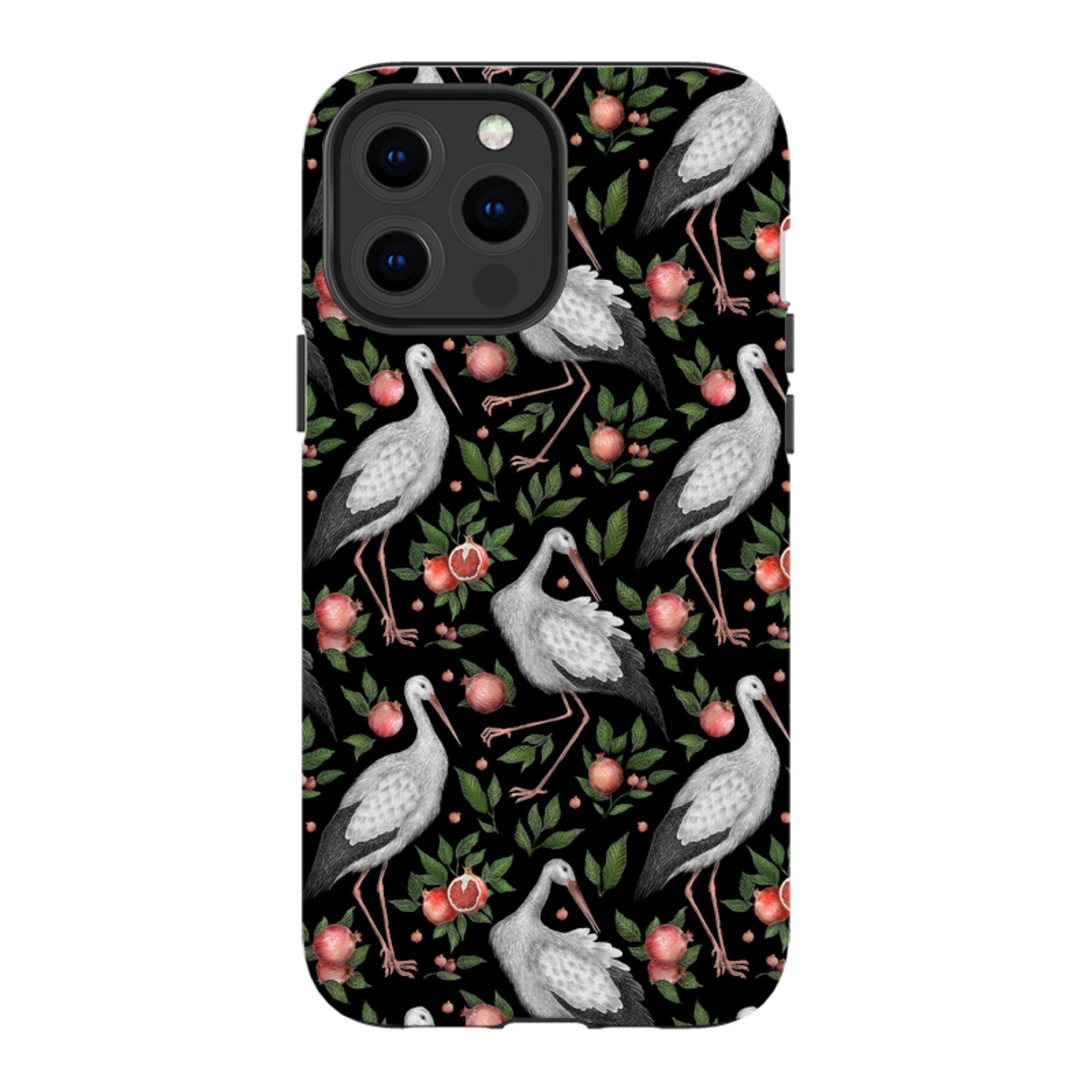 iPhone Tough Case - Stork Pattern By Catherine Rowe