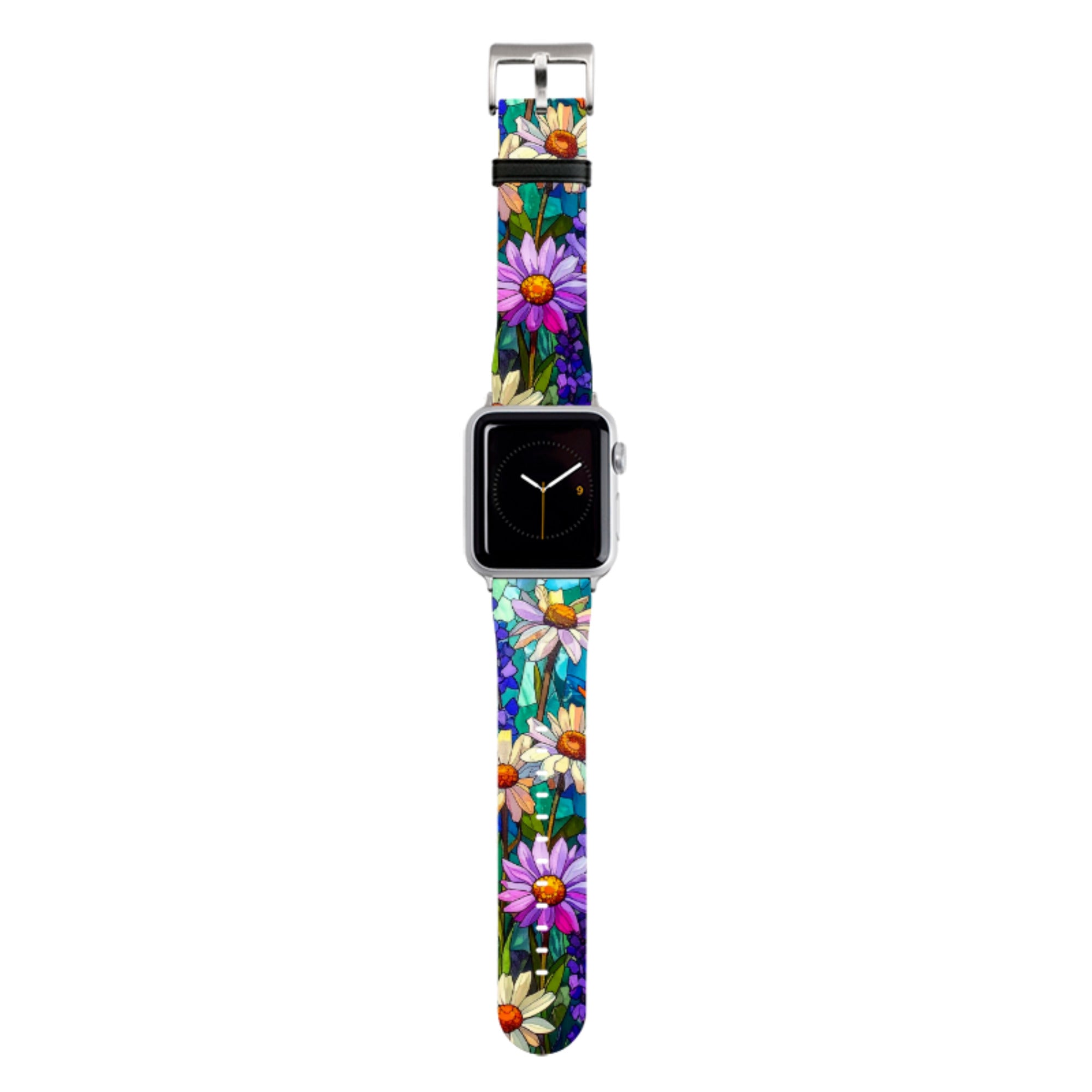 Purple Daisies Apple Watch Strap
