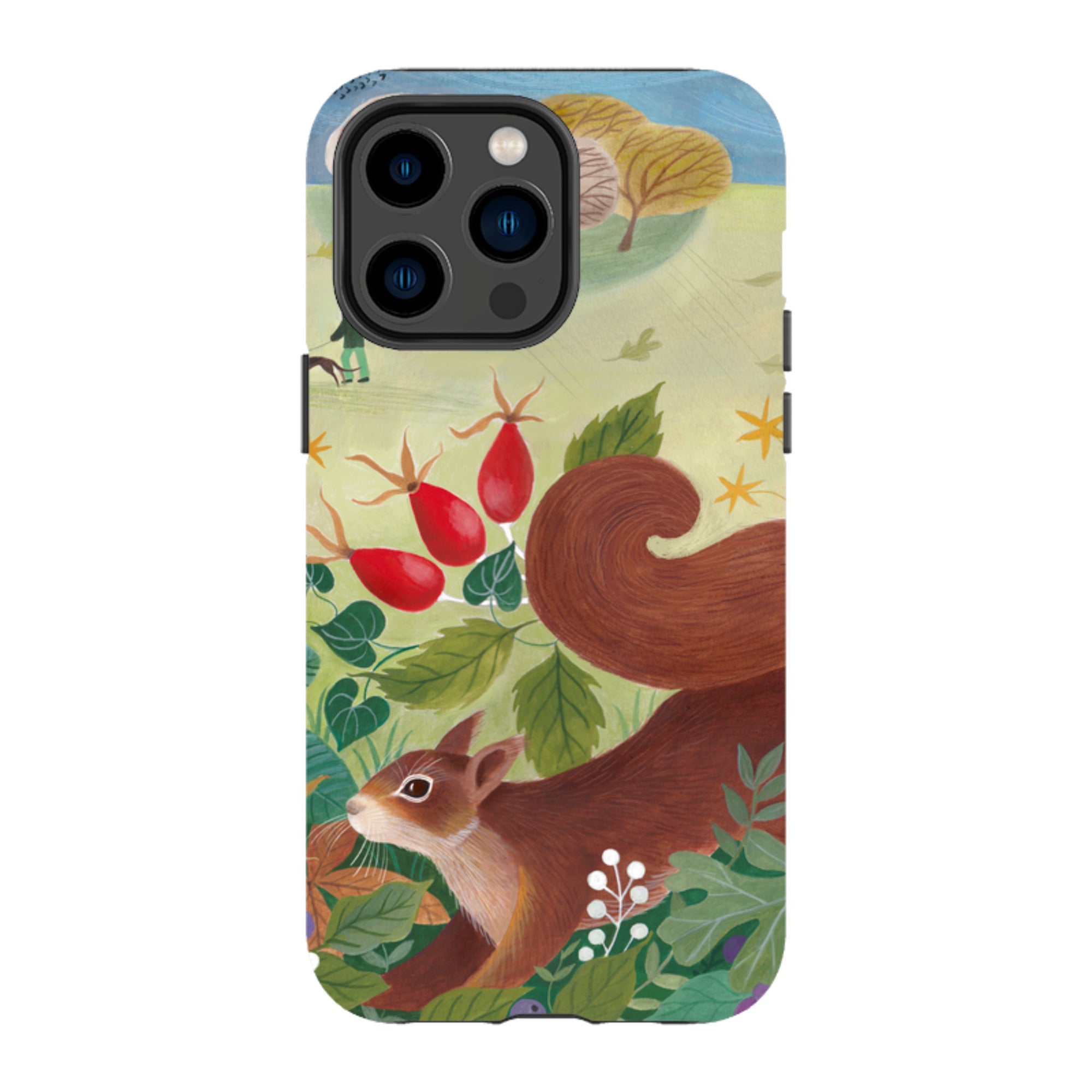 iPhone Tough Case - Autumn Squirrel By Bex Parkin