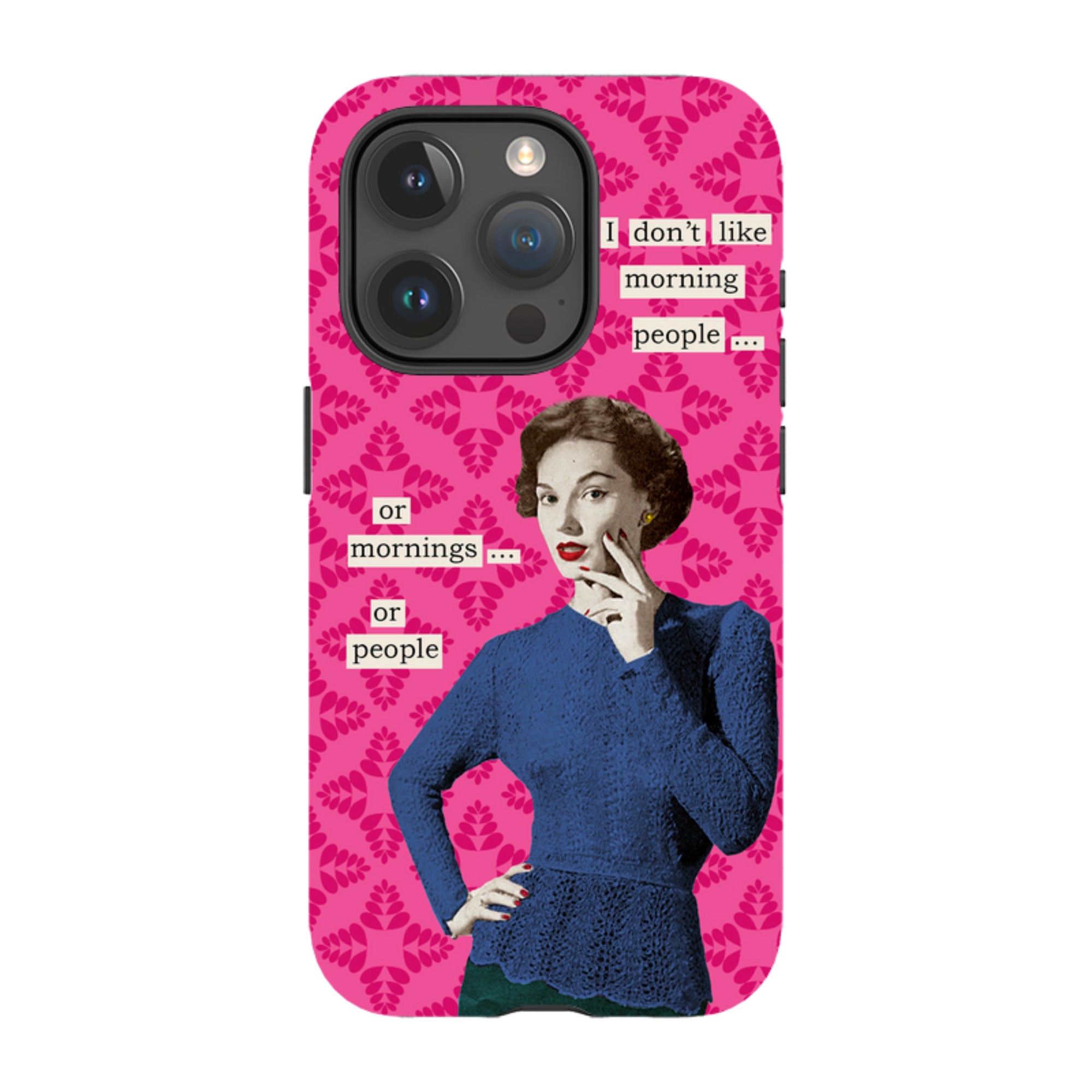 iPhone Tough Case - Morning Person By Clare Jordan