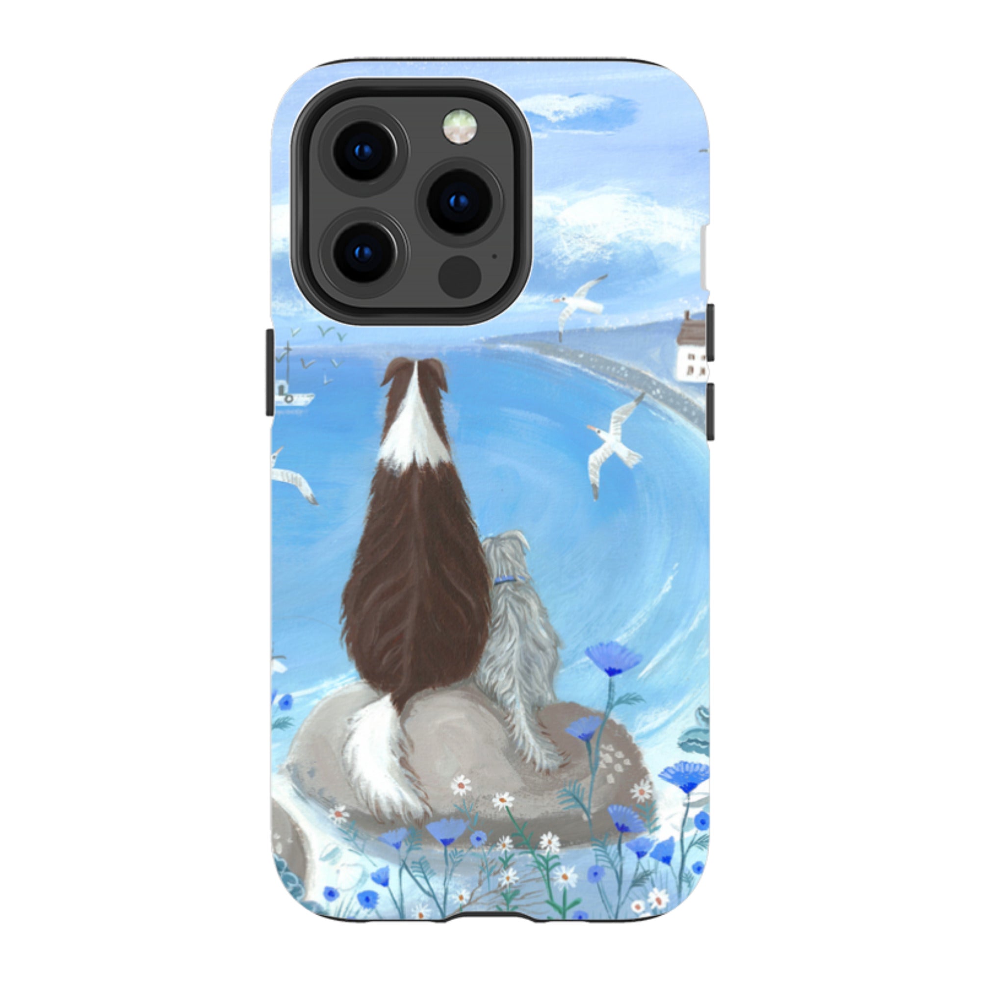 iPhone MagSafe Tough Case - Beach Dog By Mary Stubberfield