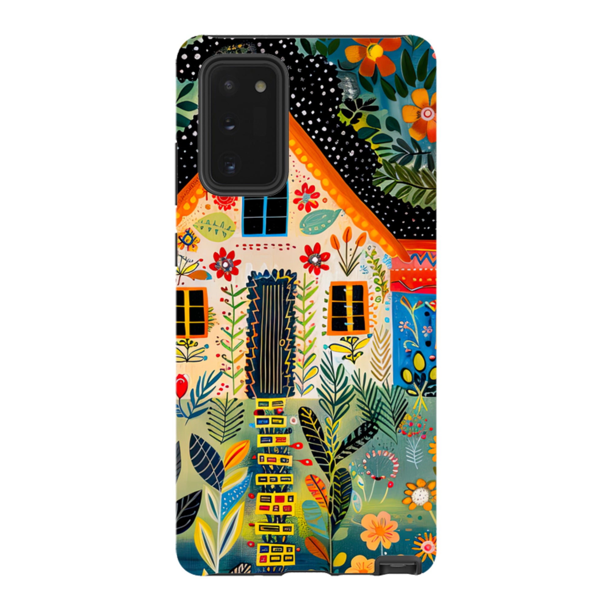 Samsung Tough Case - Folk Art House II