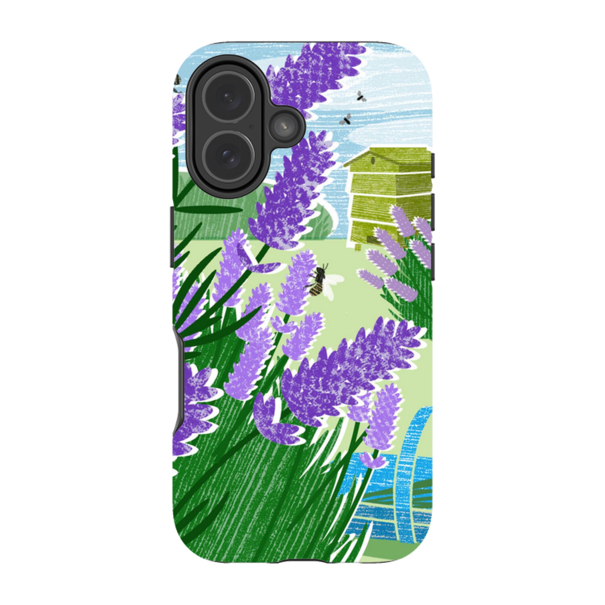 iPhone Tough Case - Lavender Garden By Liane Payne