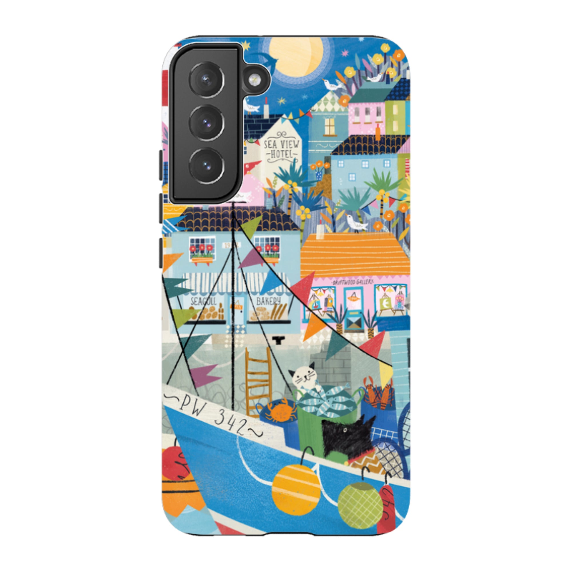 Samsung Tough  Case - Night Harbour 2 By Ali Brookes