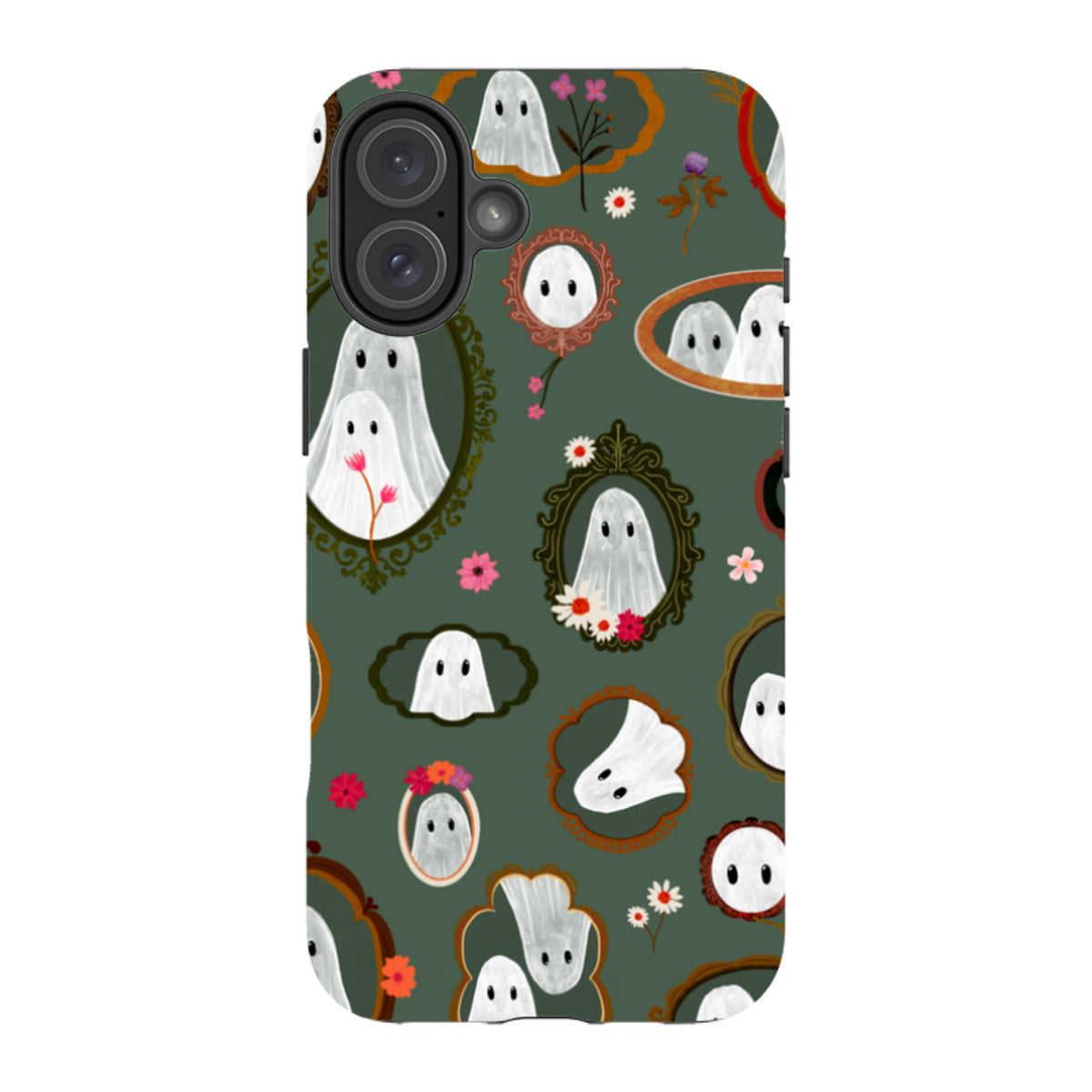 iPhone Tough Case - Framed Ghosts - Pine By Katherine Quinn