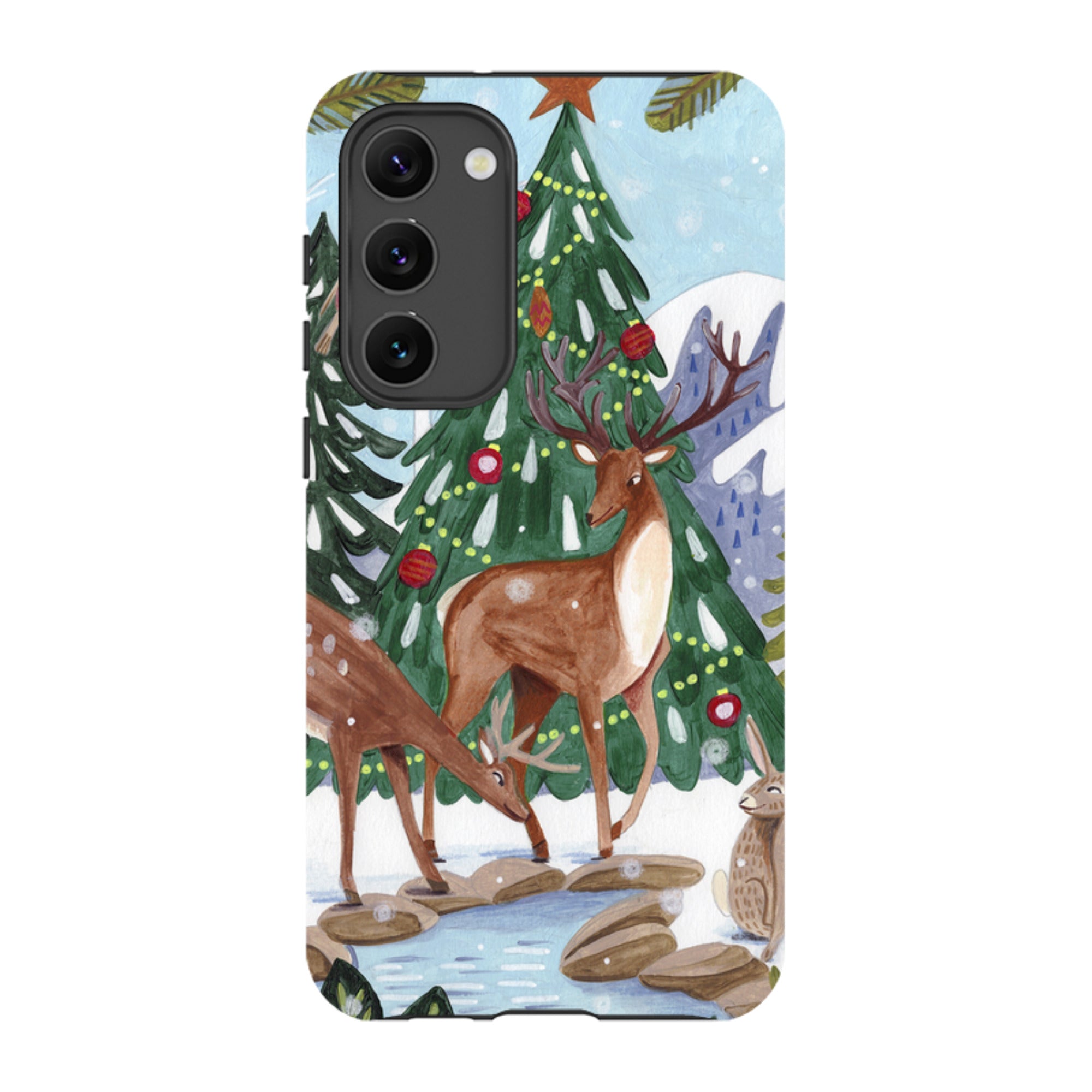 Samsung Tough Case - Winter Forest By Caroline Bonne Muller