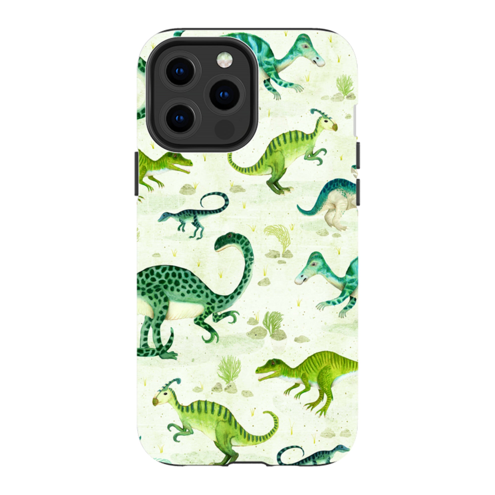 iPhone Tough Case - Dinoland By Katherine Quinn