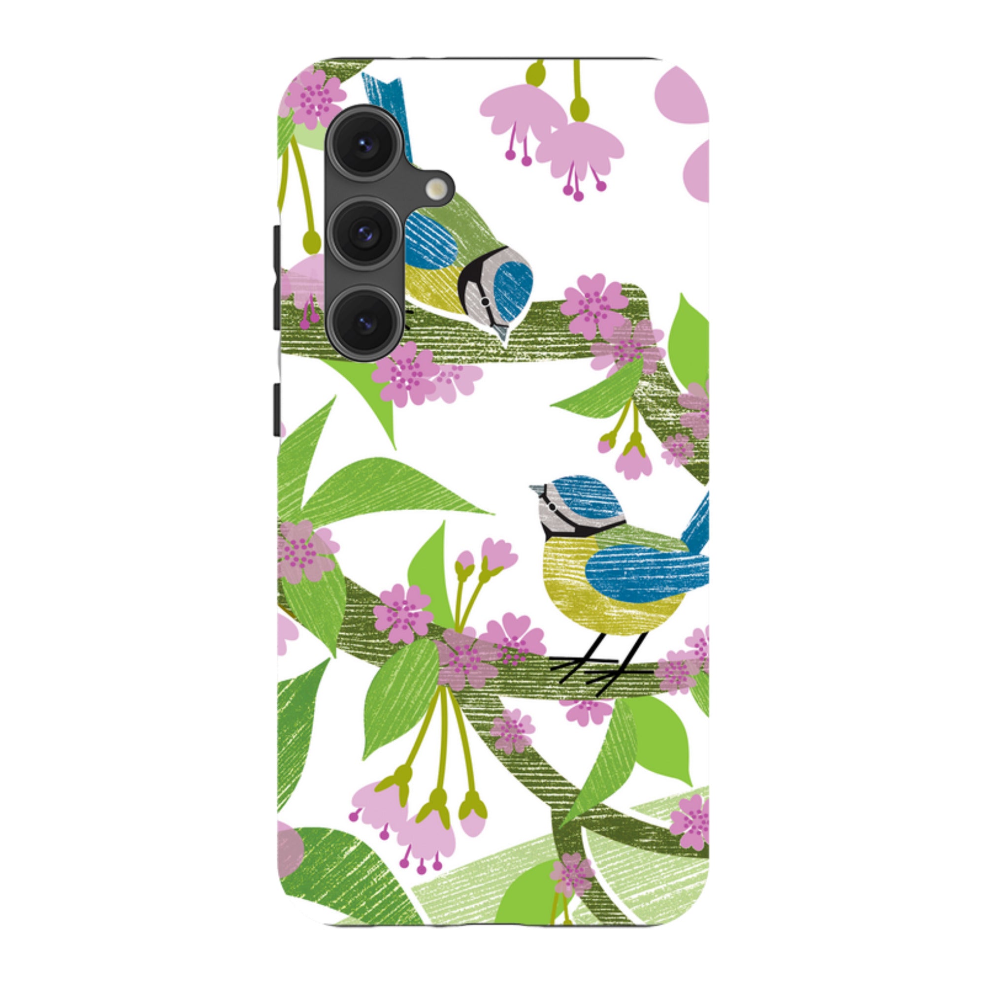 Samsung Tough Case - Blue Tits and Blossom By Liane Payne