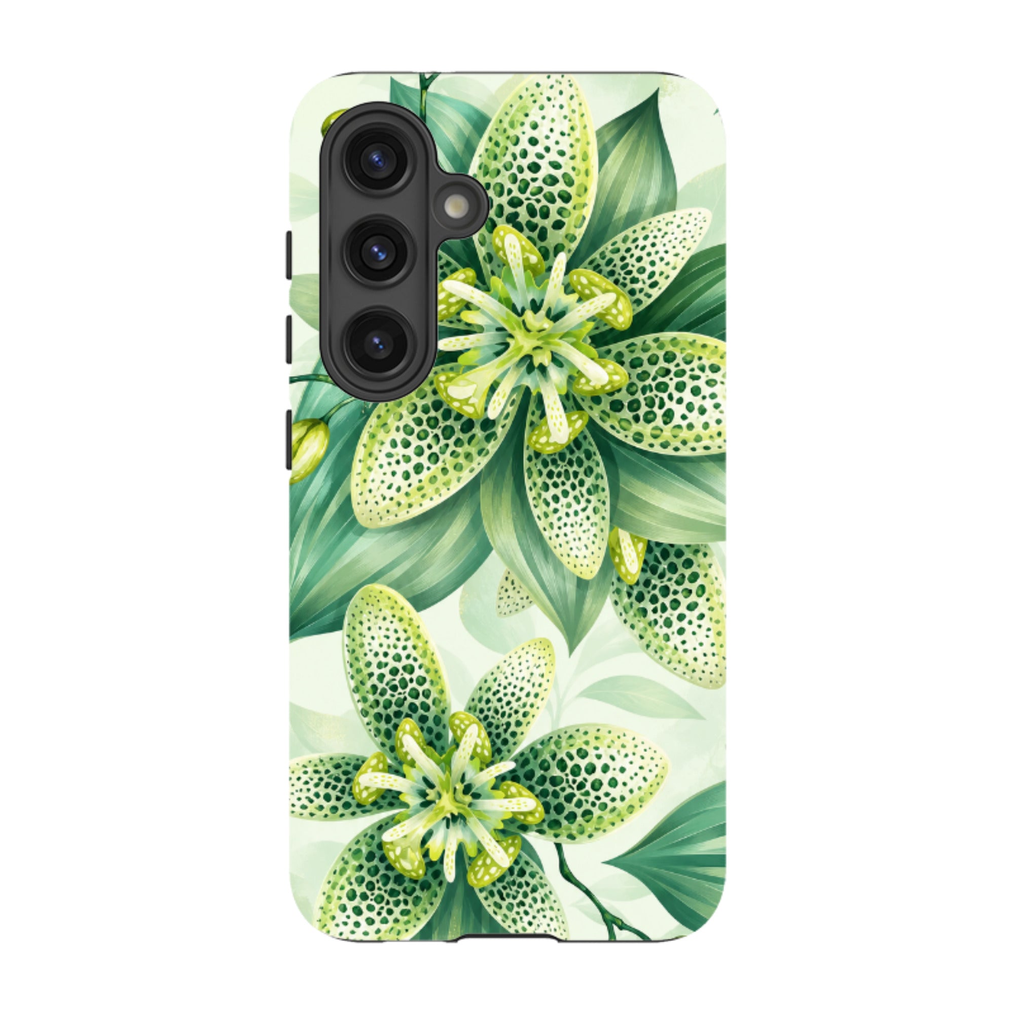 Samsung Tough Case - Sage Green Lily