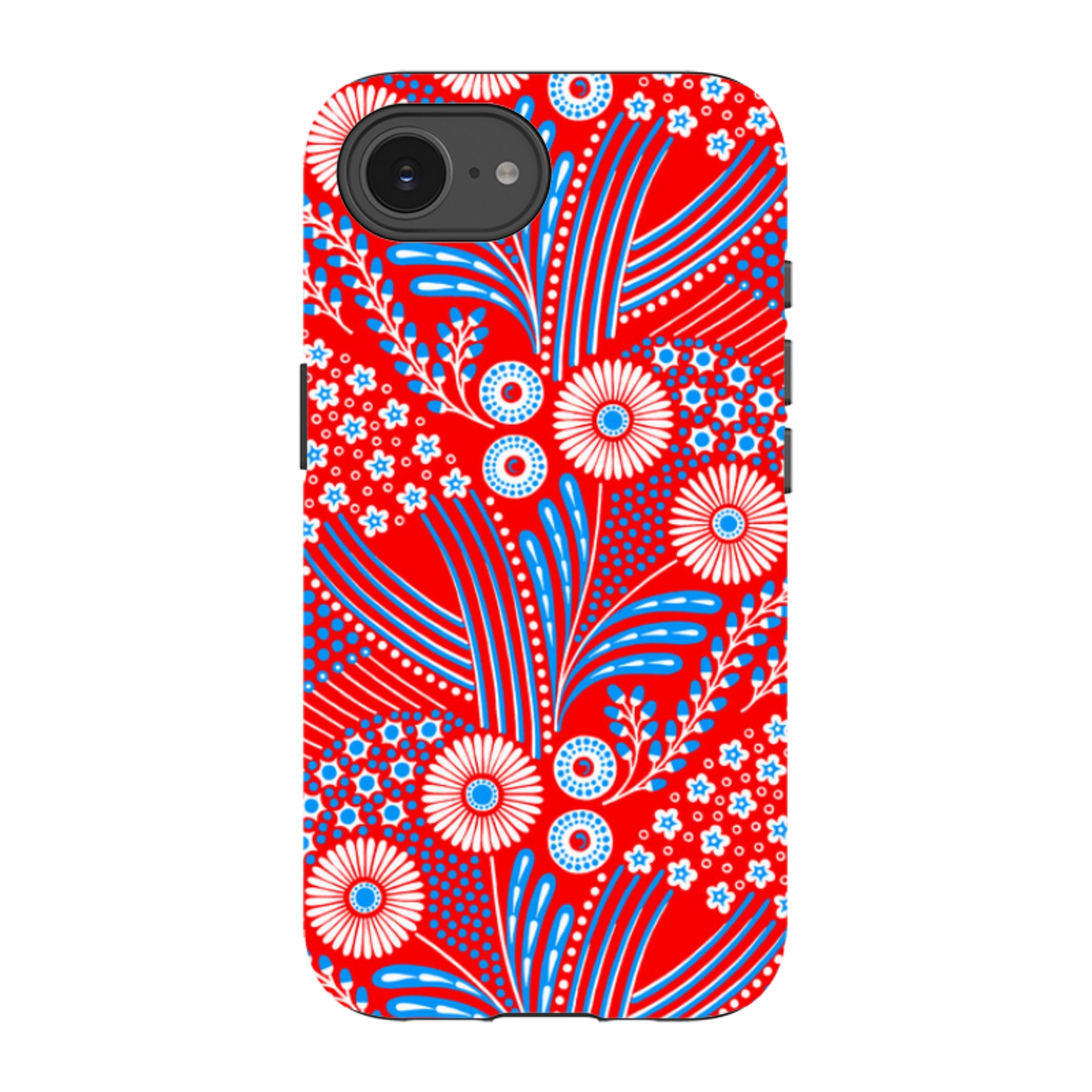 iPhone Tough Case - Red Bouquet By Cressida Bell