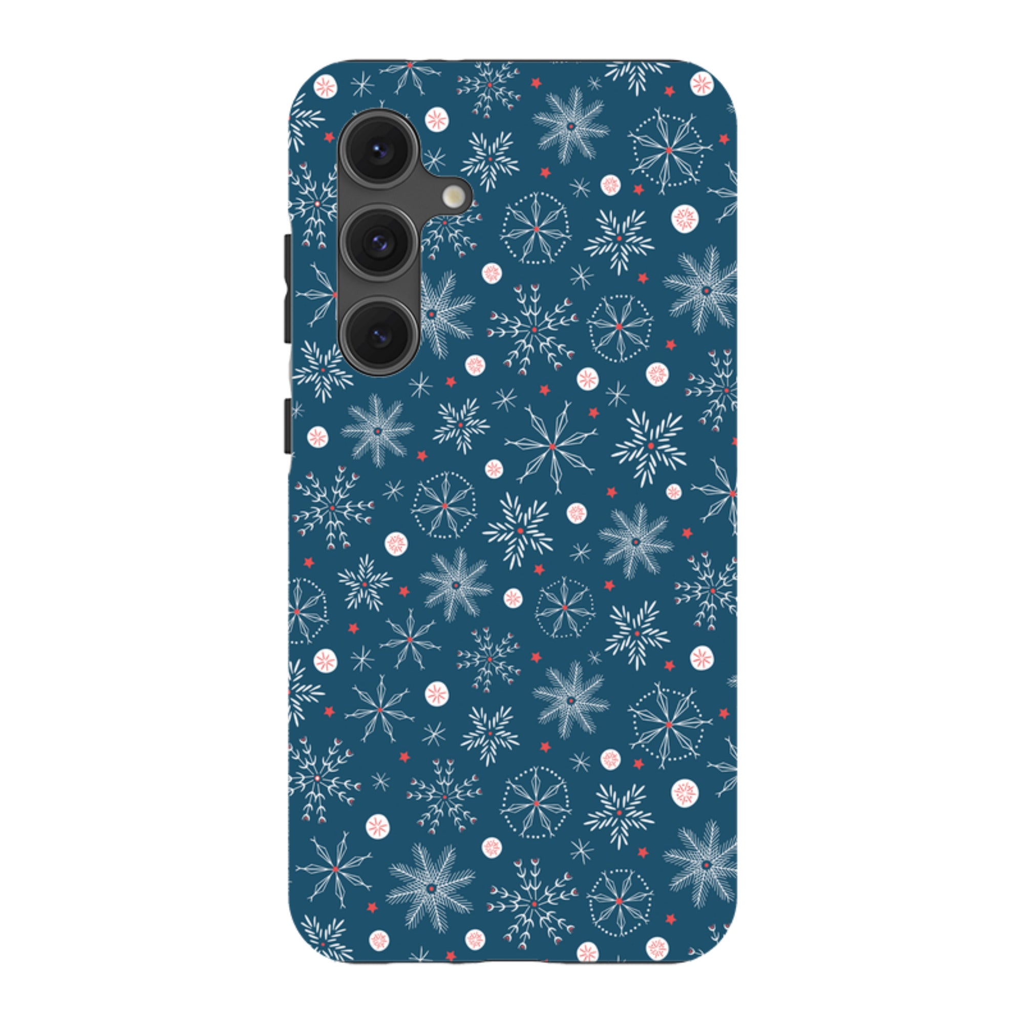 Samsung Tough Case - Christmas Snowflakes By Ali Brookes