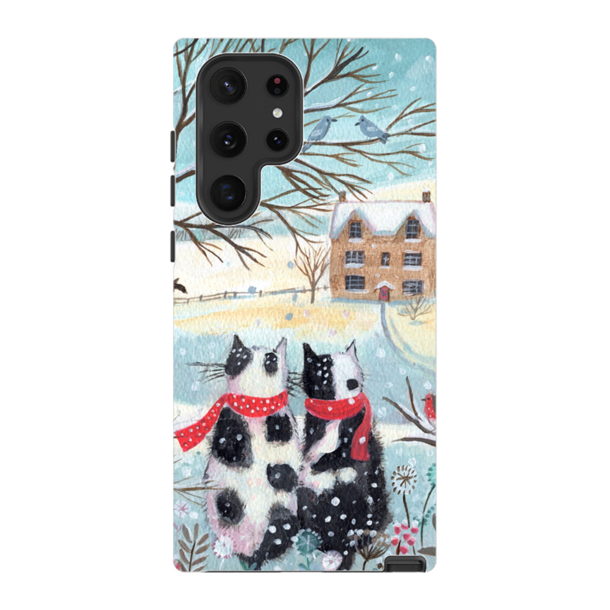 Samsung Tough Case - Christmas Cats By Mary Stubberfield