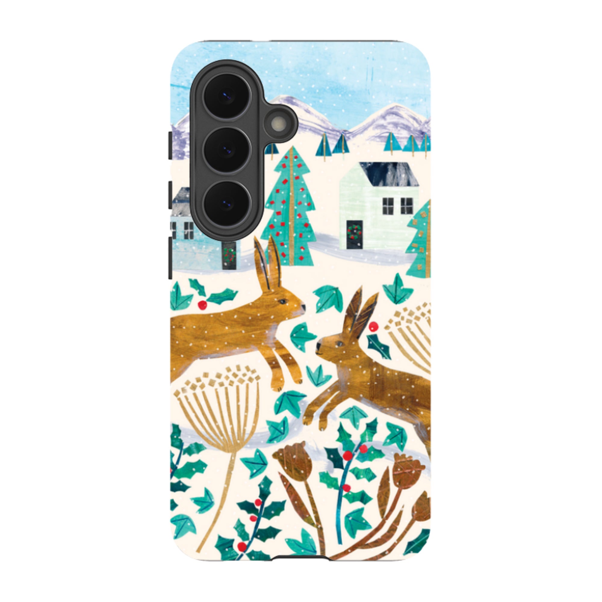 Samsung Tough Case - Xmas Hare By Tracey English