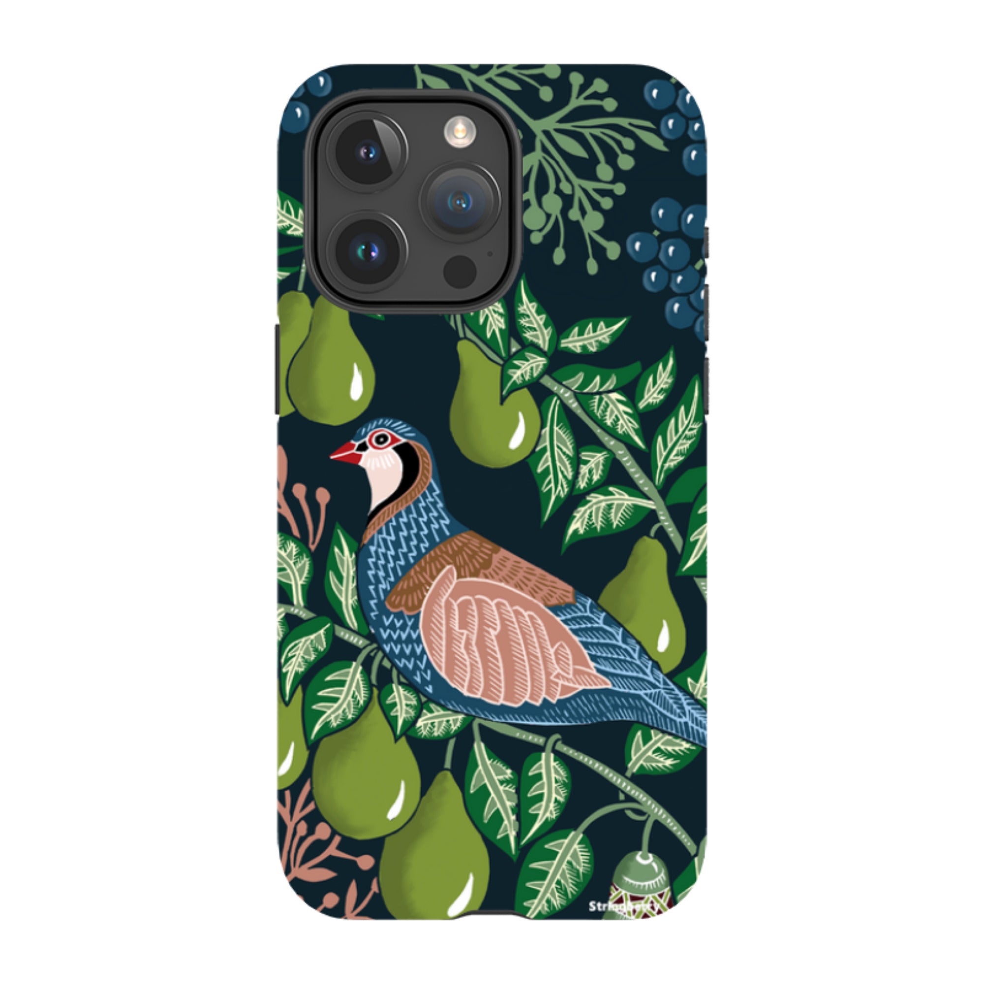 iPhone Tough Case - Partridge In Pear Tree By Kate Heiss
