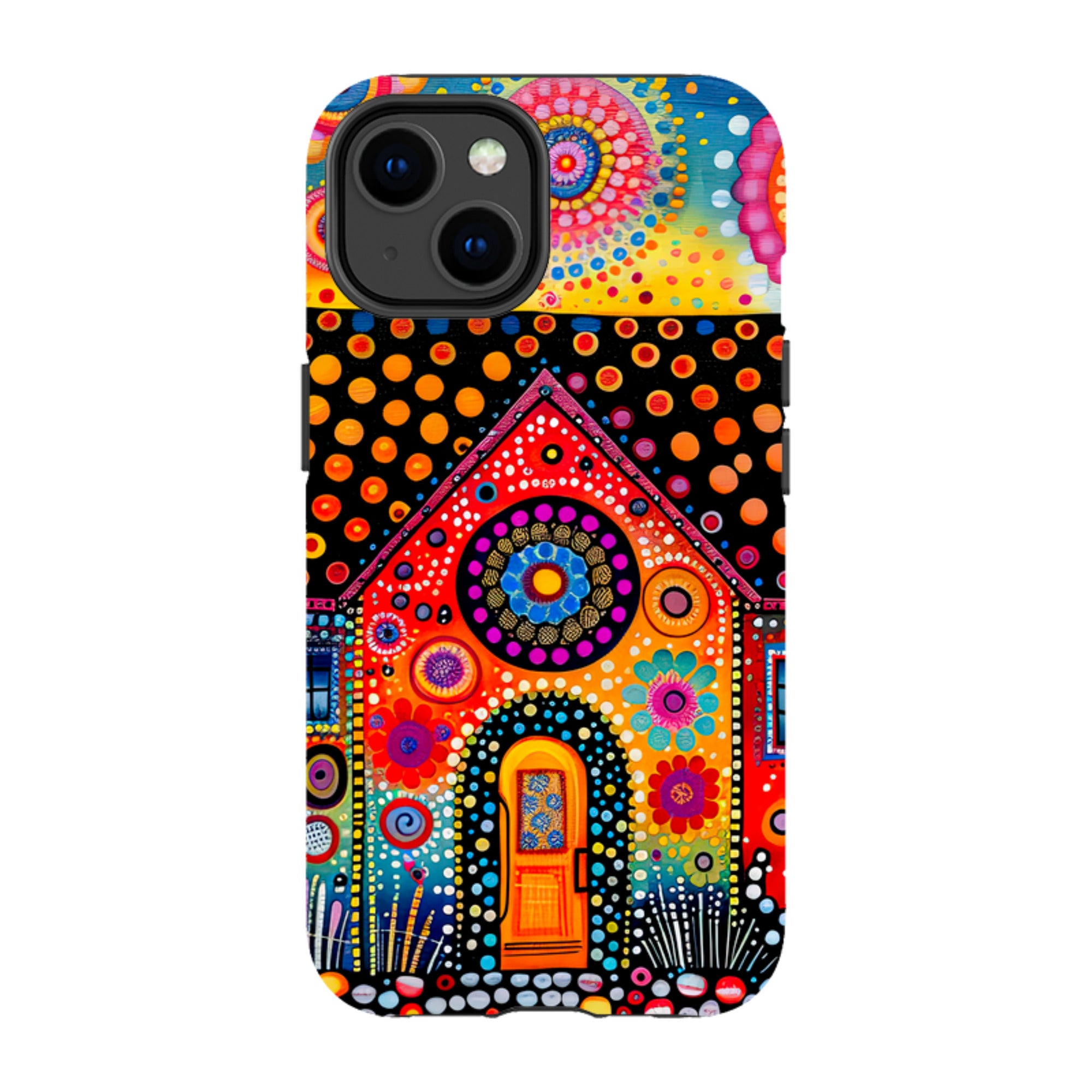 iPhone Case - Folk Art House IV