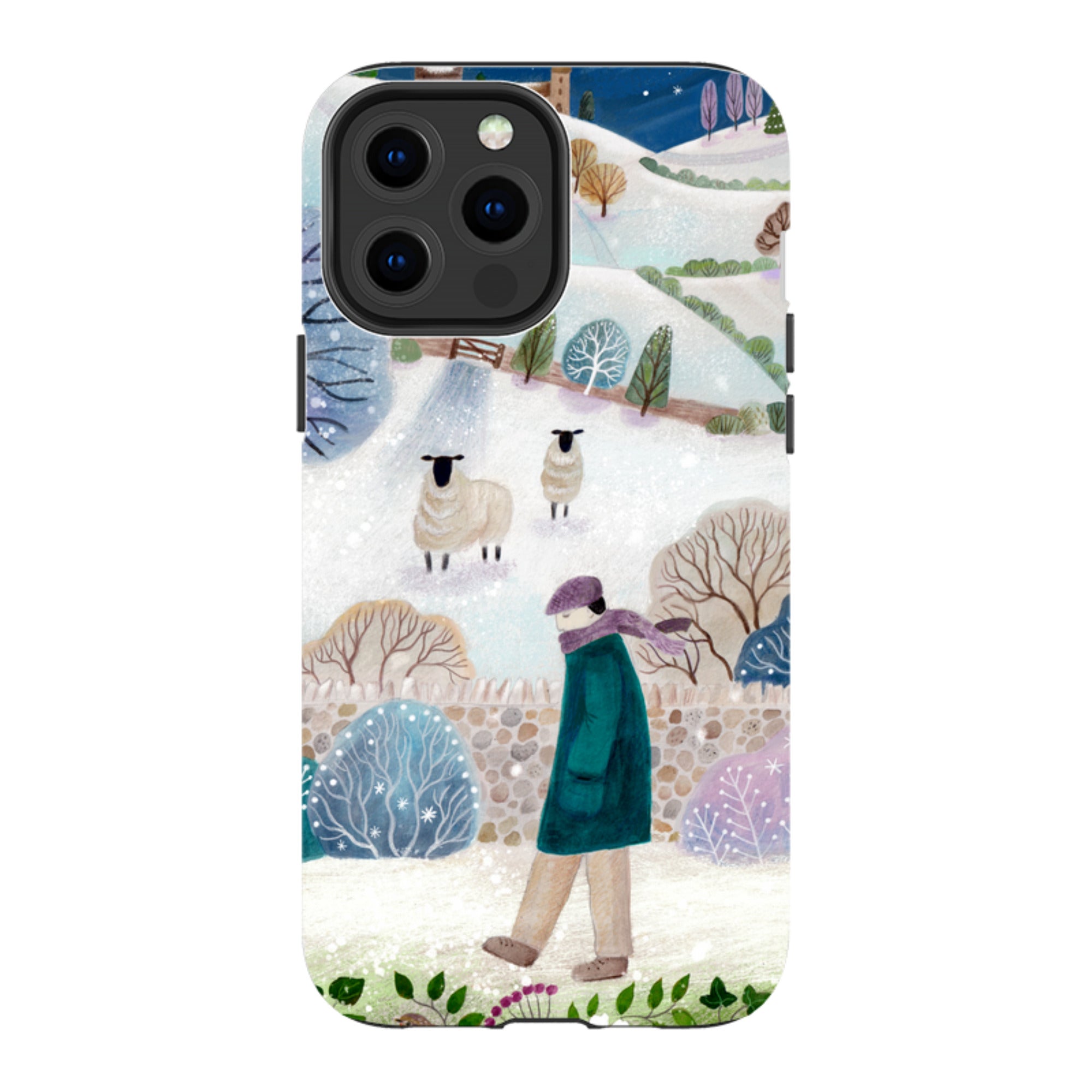 iPhone MagSafe Tough Case -  Across Snowy Fields By Bex Parkin