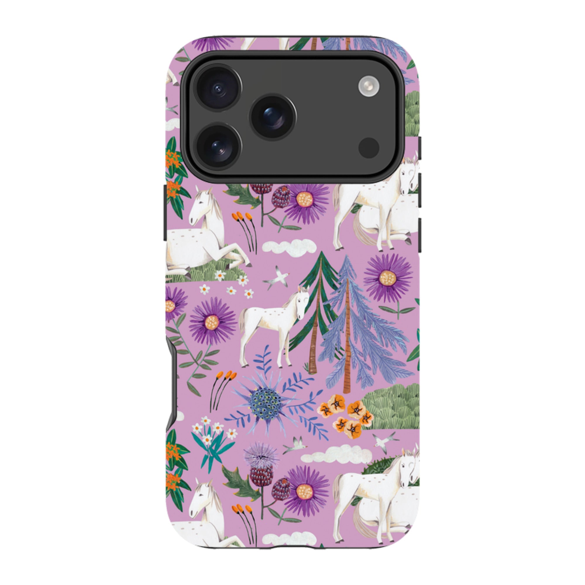 iPhone Tough Case - Horse Pattern II By Caroline Bonne Muller