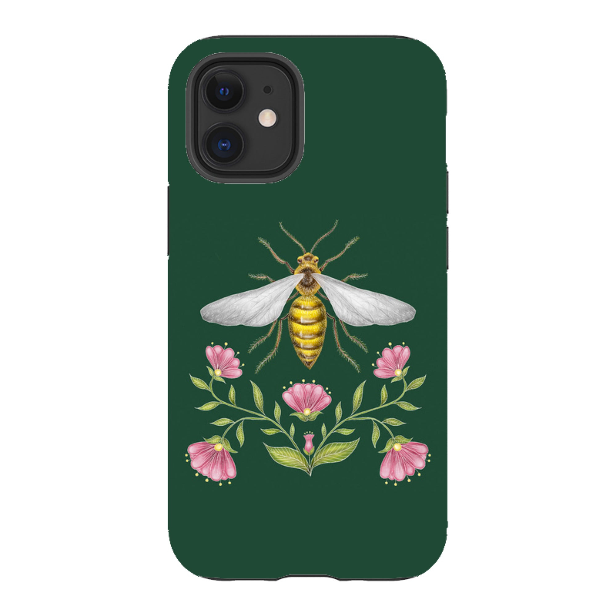 iPhone Tough Case - Wings Of Freedom Emerald By Catherine Rowe