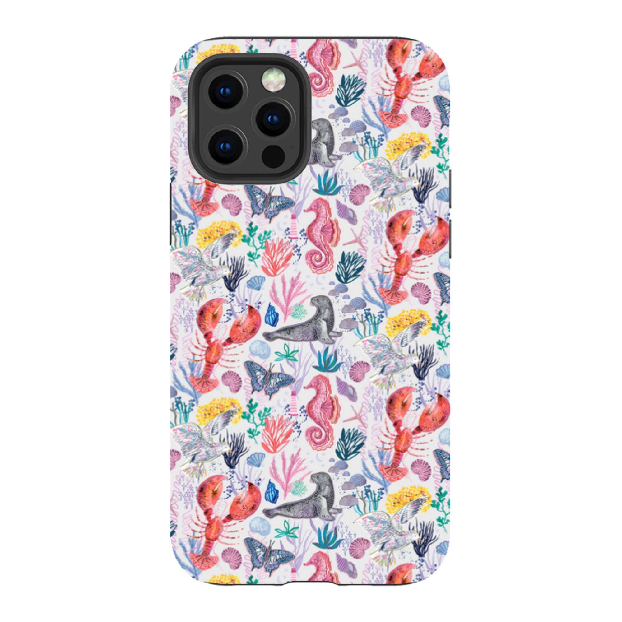 iPhone Case - Coastline Pattern-D By Emma Frances Grant