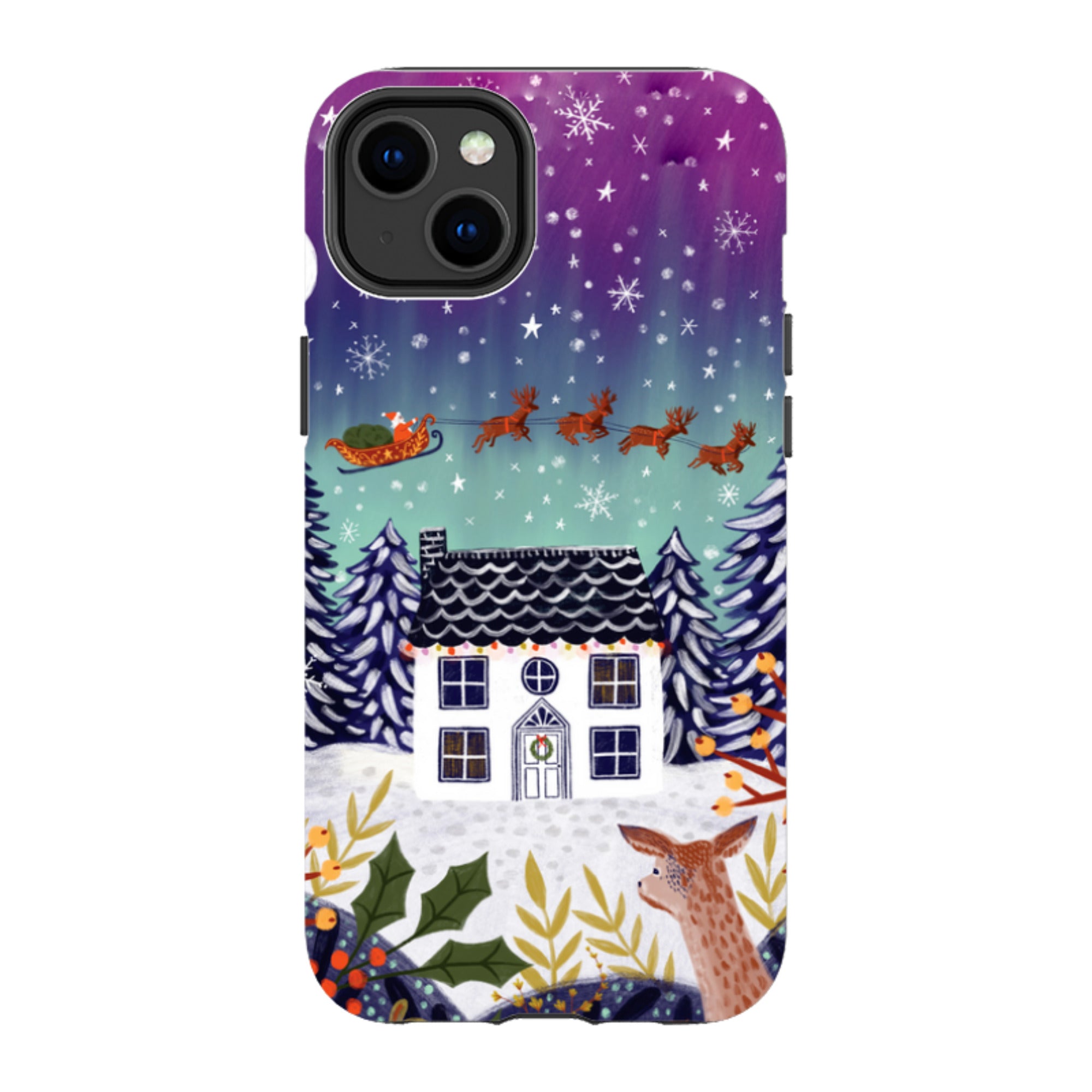 iPhone Tough Case - Night Before Christmas By Lee Foster Wilson