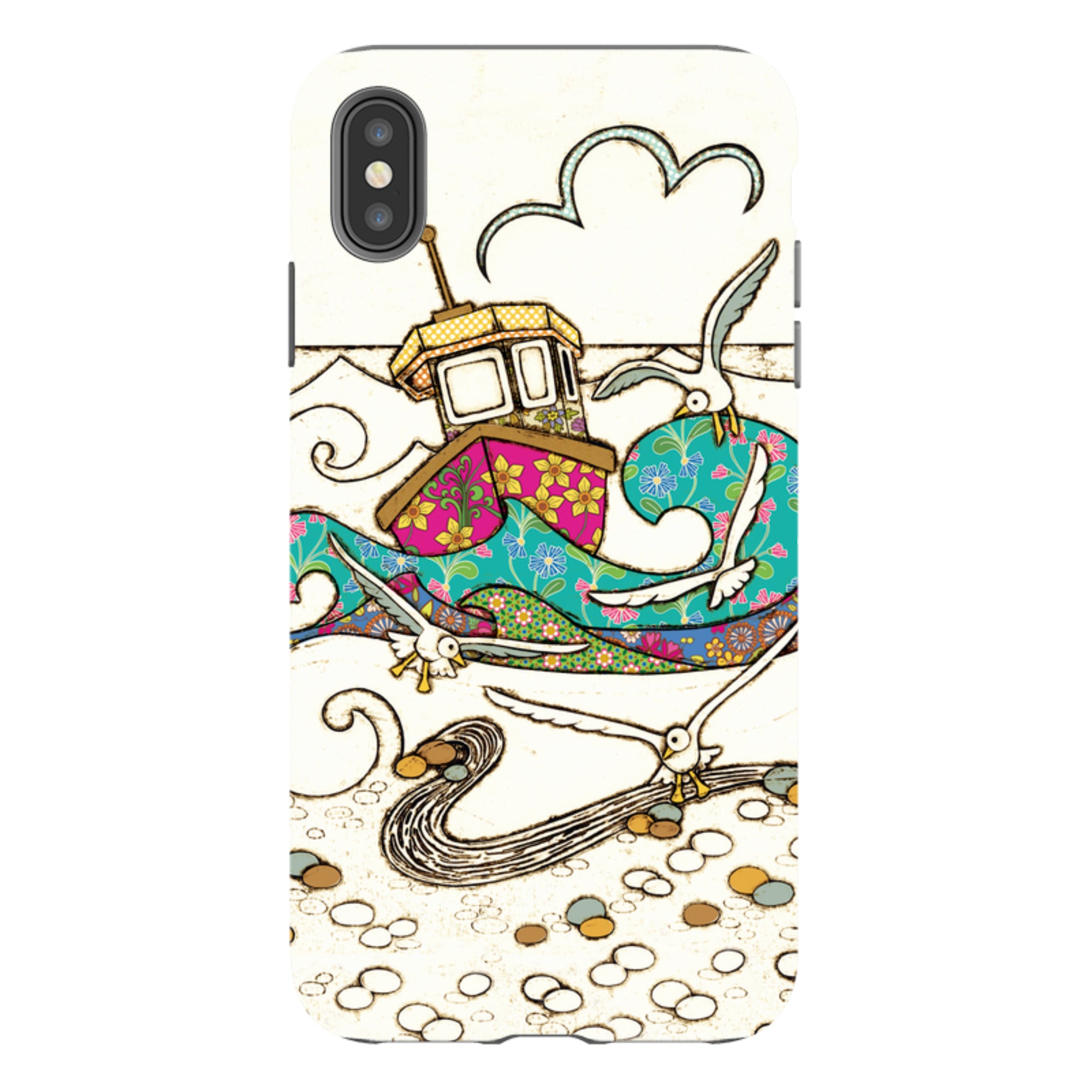 iPhone Tough Case - Fishing Boat By Amelia Bowman