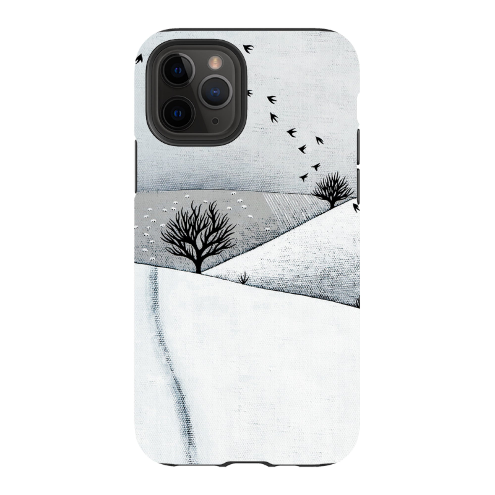 iPhone Tough Case - Snowy Landscape By Natasha Newton