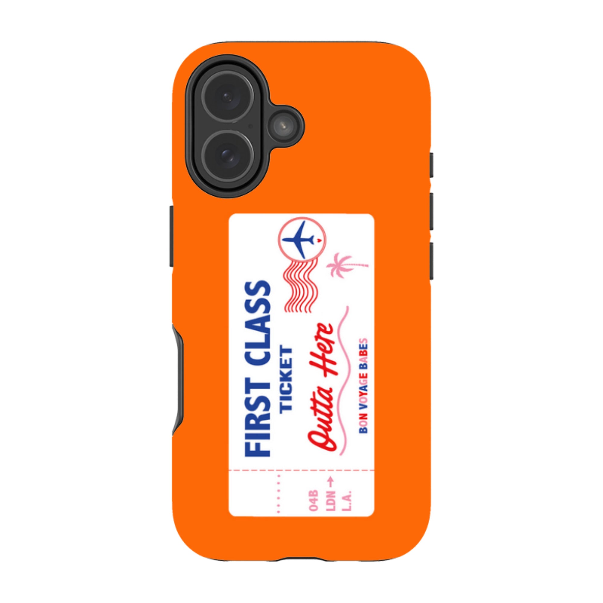 iPhone Tough Case - First Class Orange