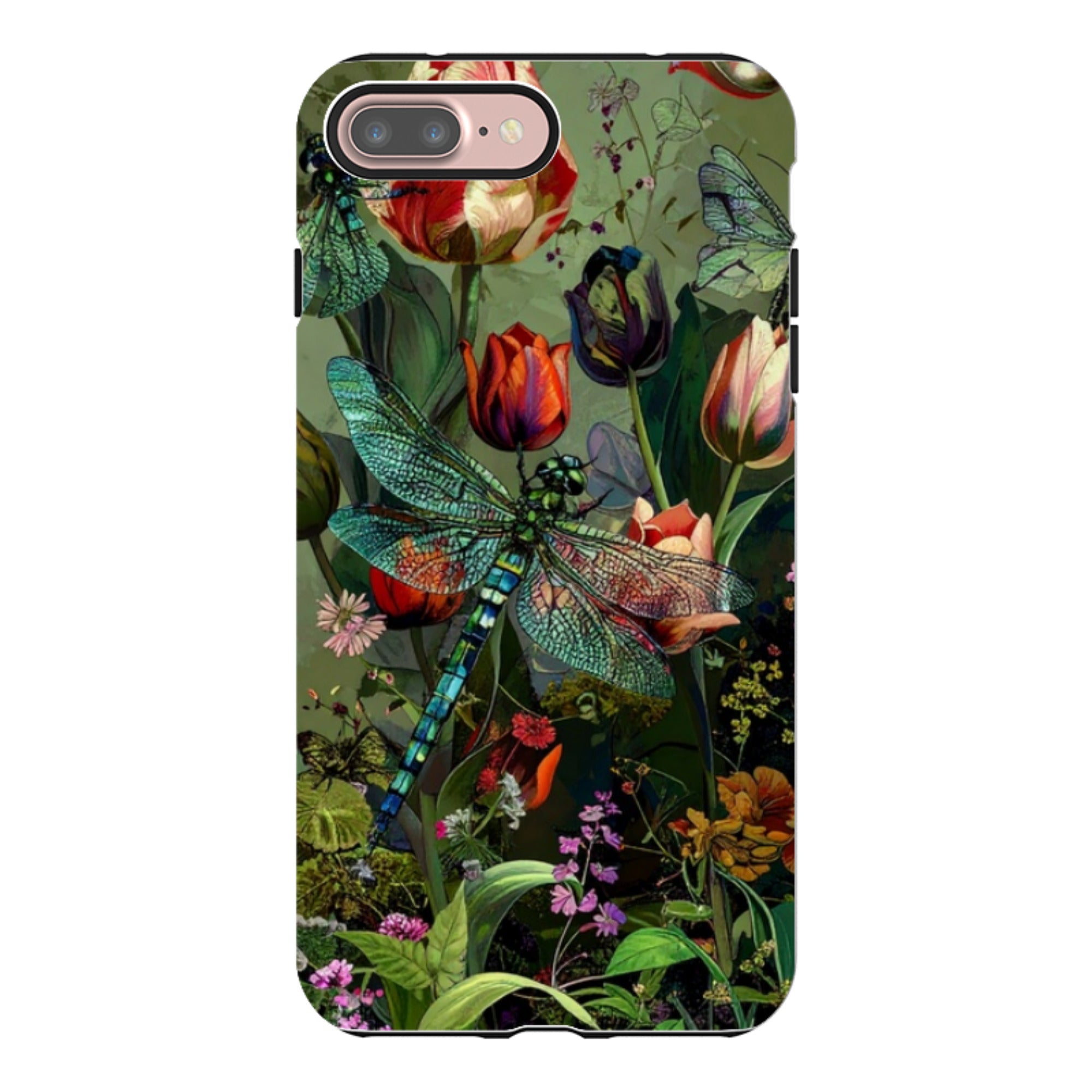 iPhone Tough Case - Green Vyne Dragonfly