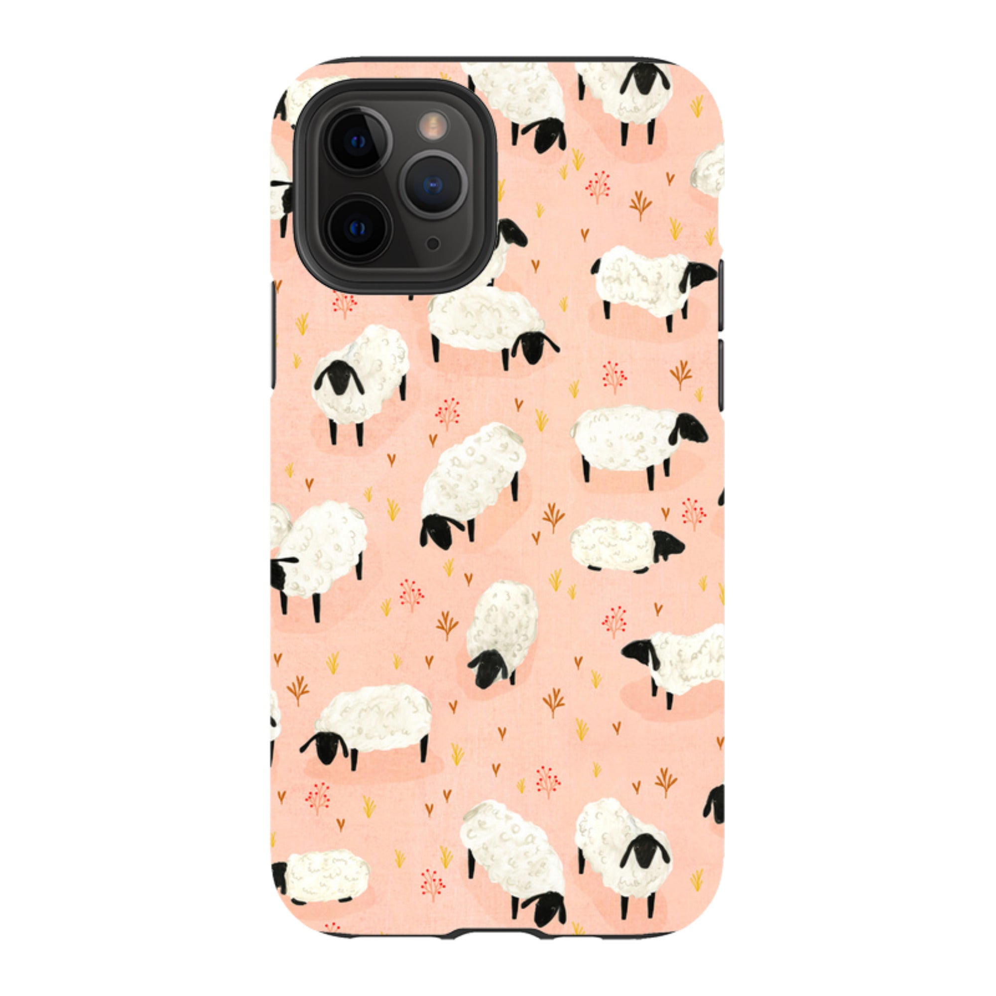 iPhone Tough Case - Sheep Pink By Katherine Quinn