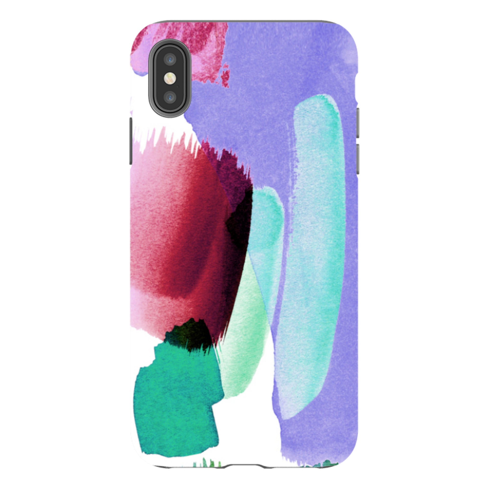 iPhone Tough Case - Watercolour Amethyst By Kitty Joseph
