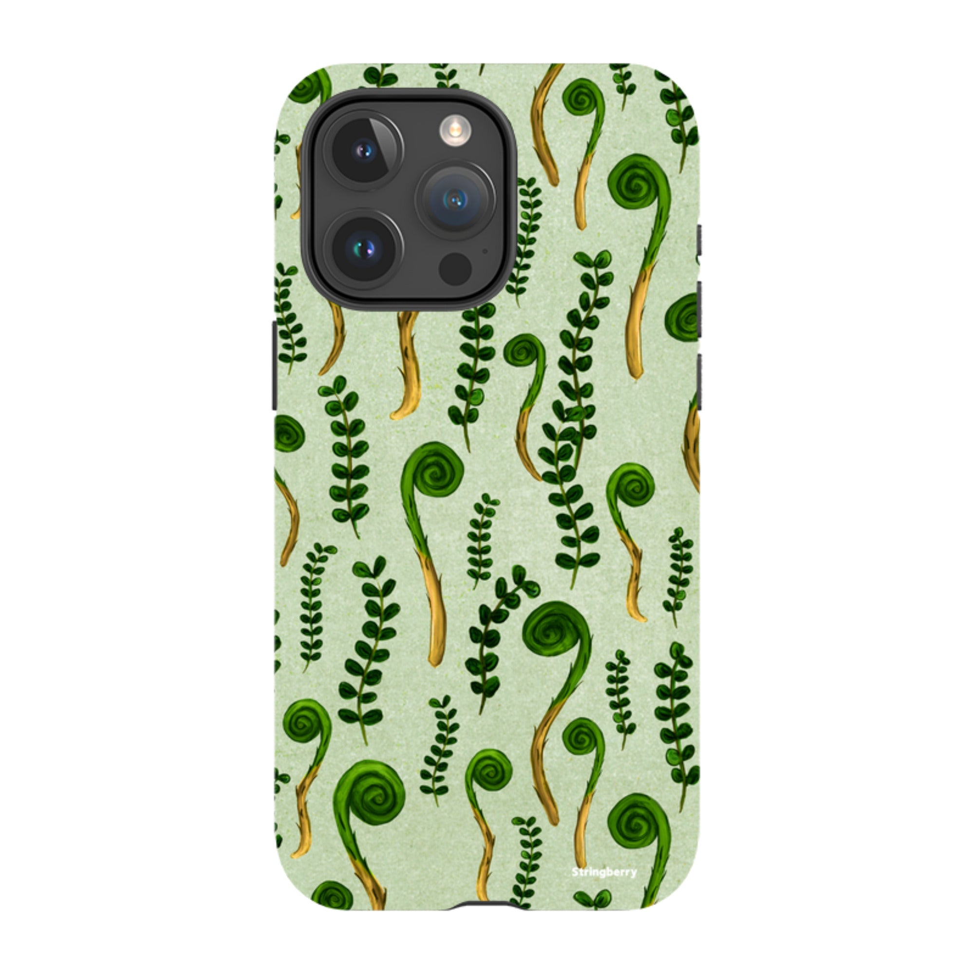 iPhone MagSafe Tough Case - Fern Fronds By Katherine Quinn