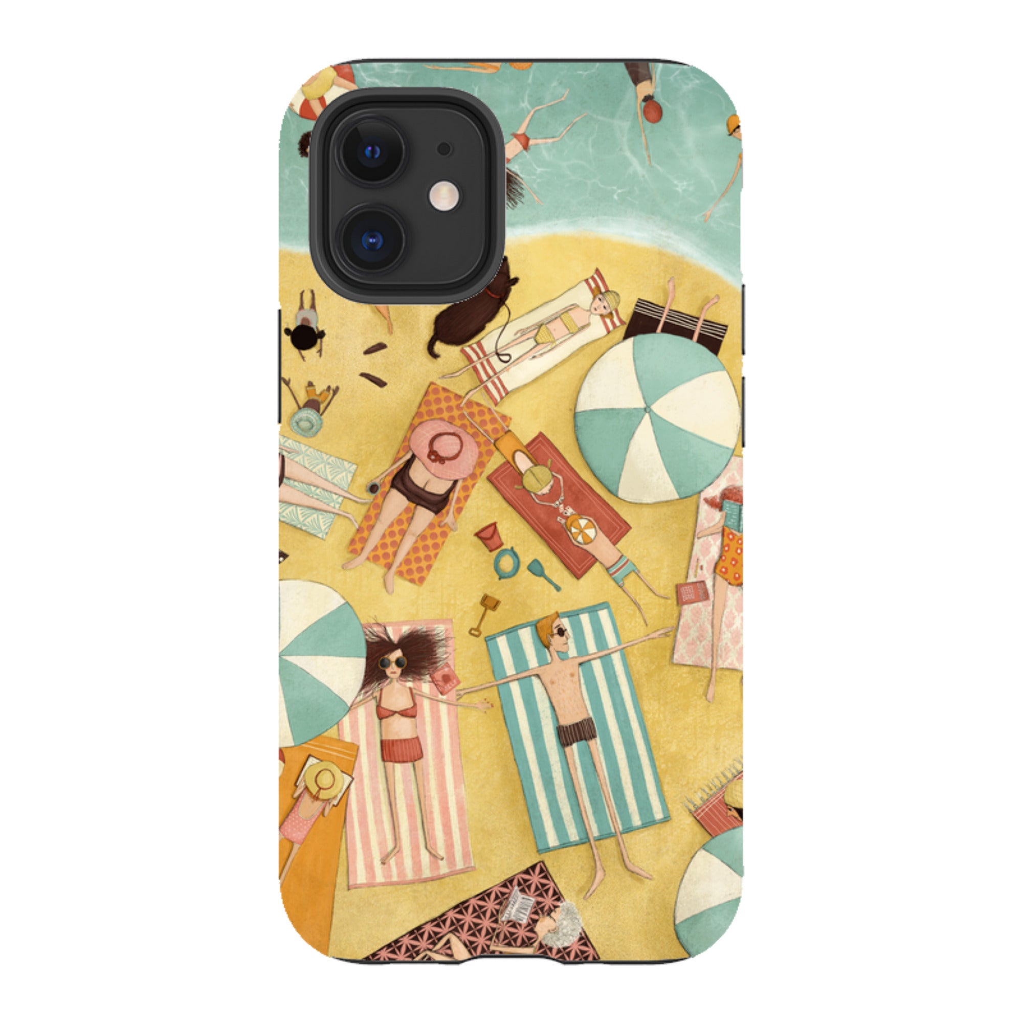 iPhone Tough Case - Beach Day By Maja Lindberg