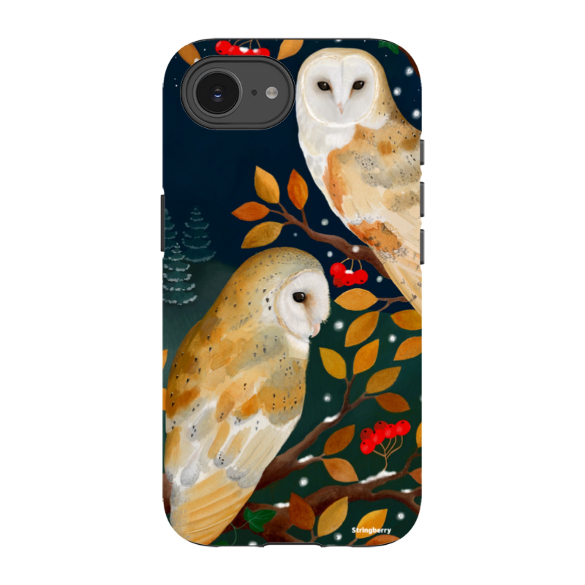 iPhone Tough Case - Autumn Owls By Bex Parkin